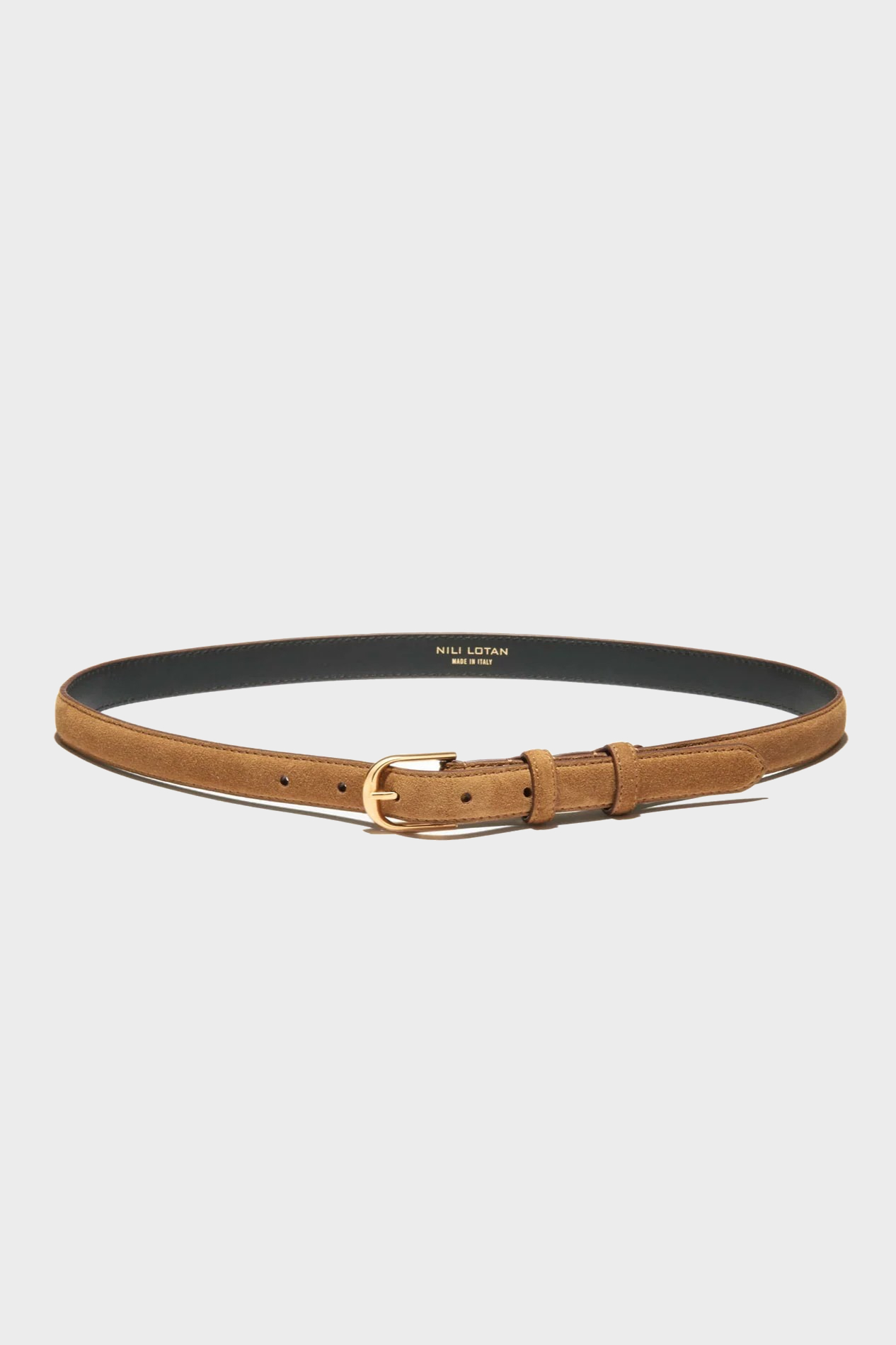 NILI LOTAN Jane Belt in Cognac