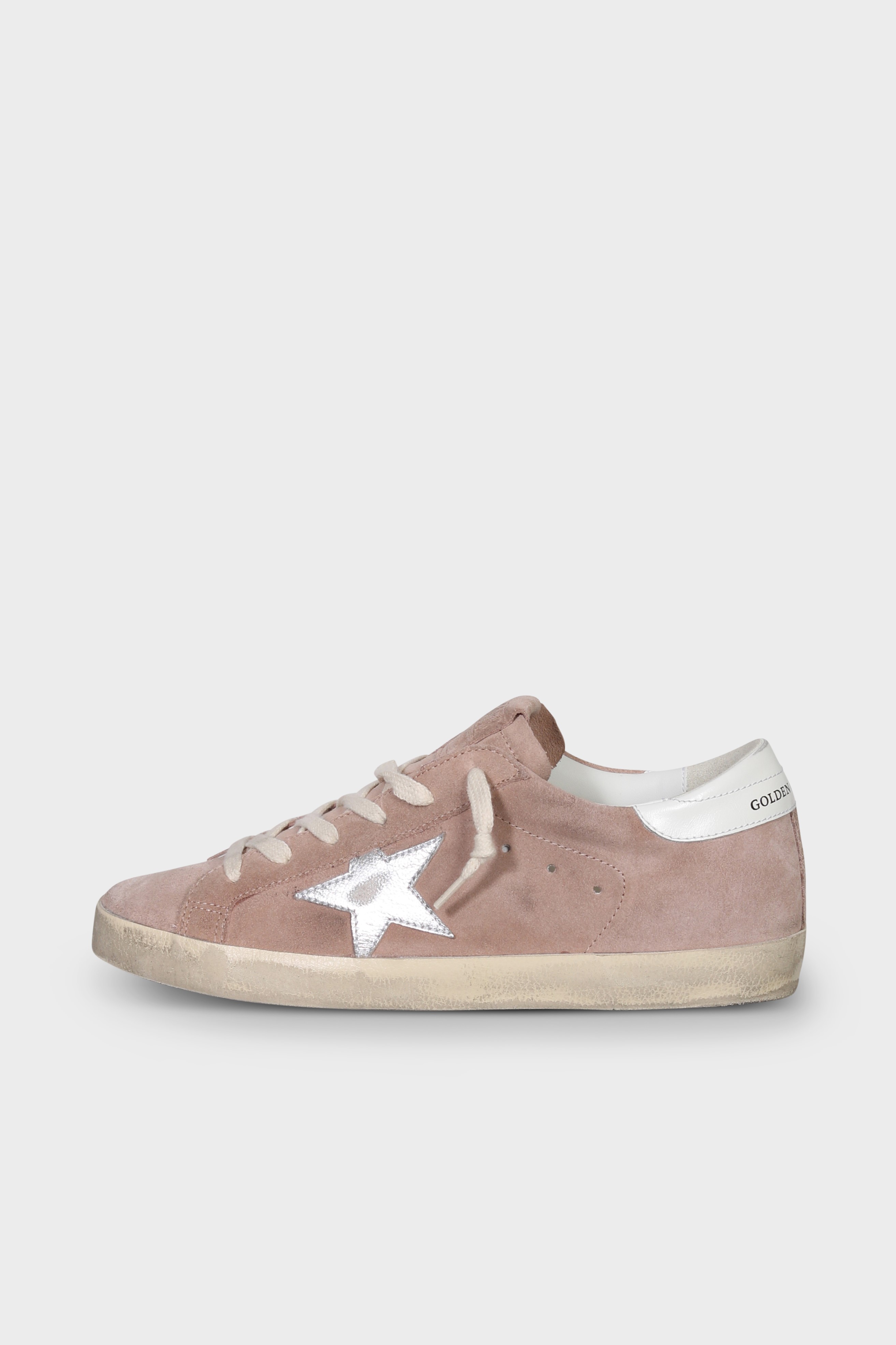 GOLDEN GOOSE Super-Star Suede Powder Rosé