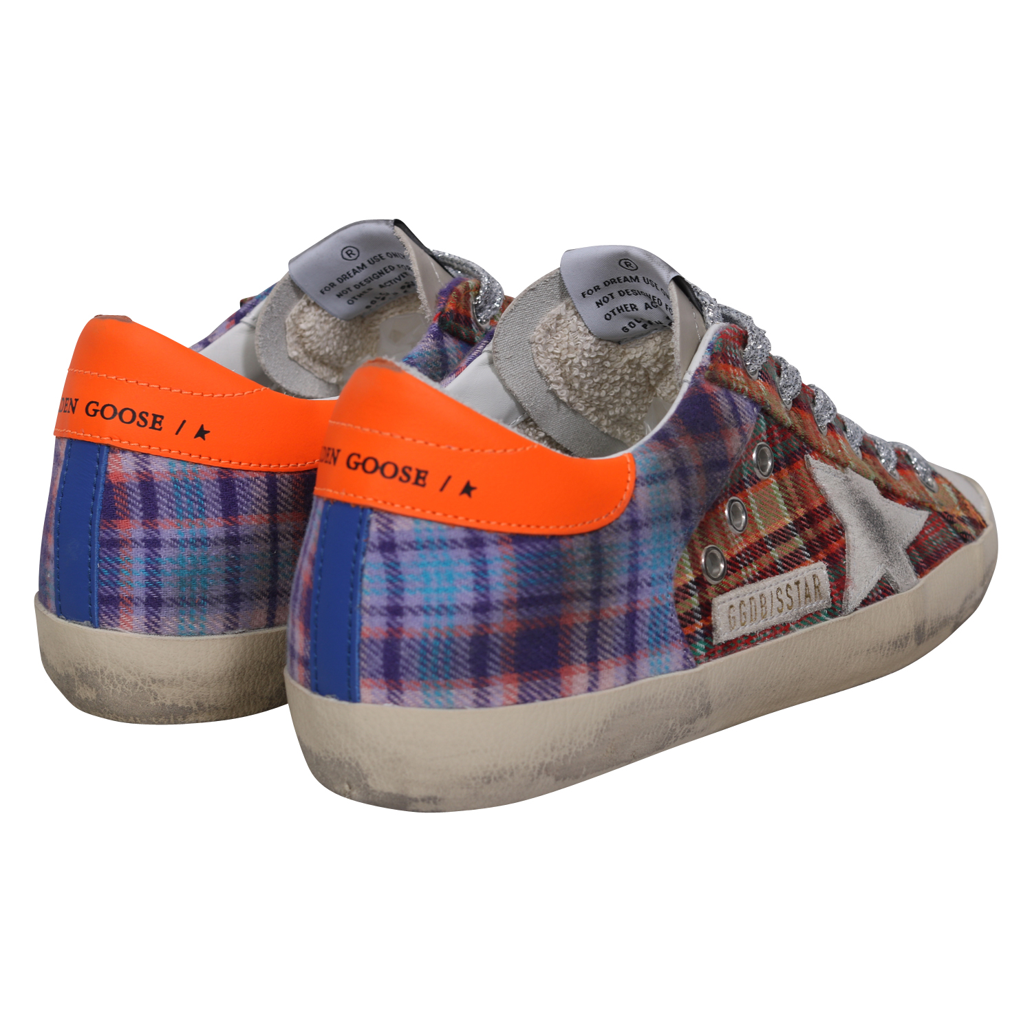 Golden Goose Sneaker Superstar Check Jacquard Multicolour