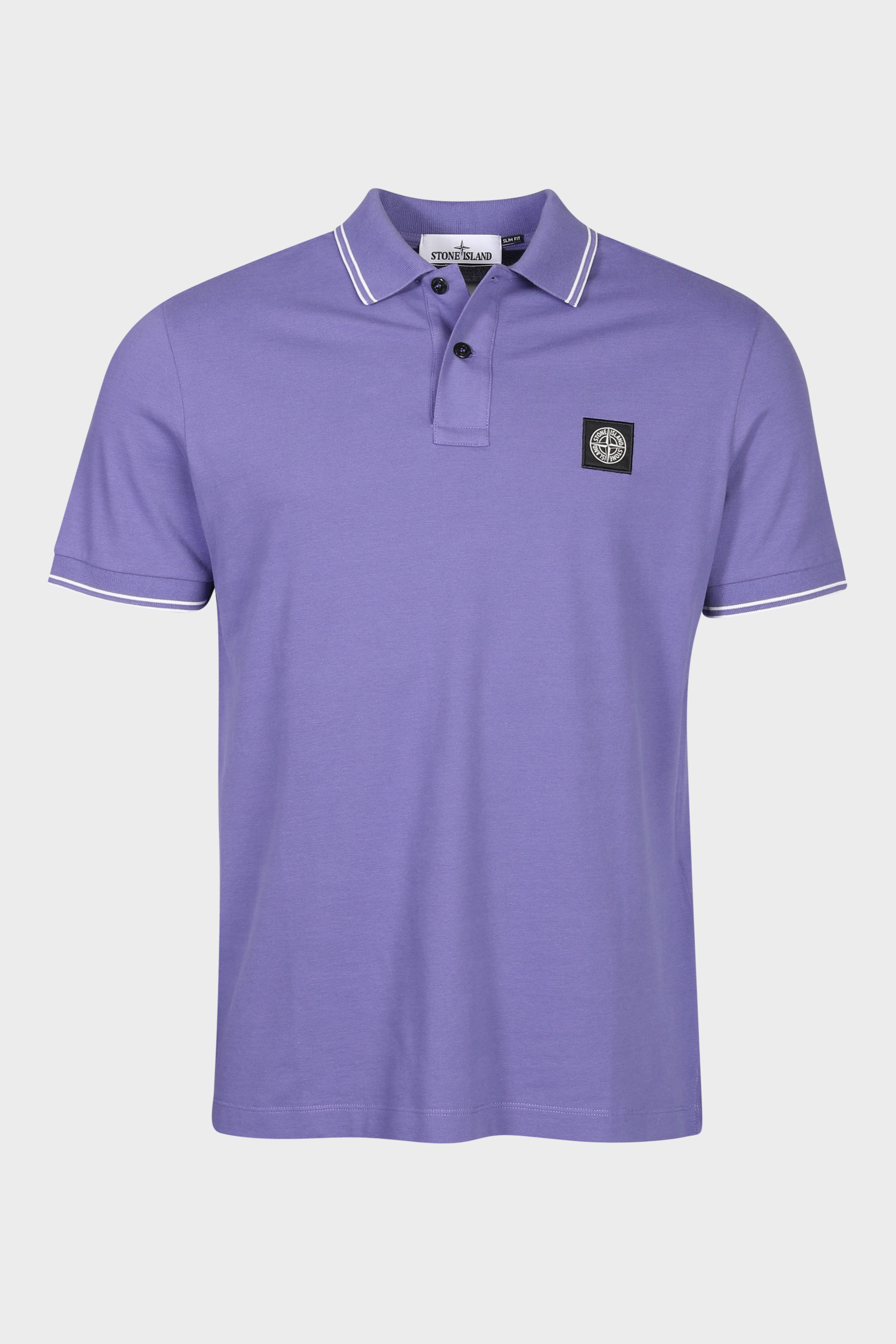 STONE ISLAND Slim Fit Polo Shirt in Lilac L
