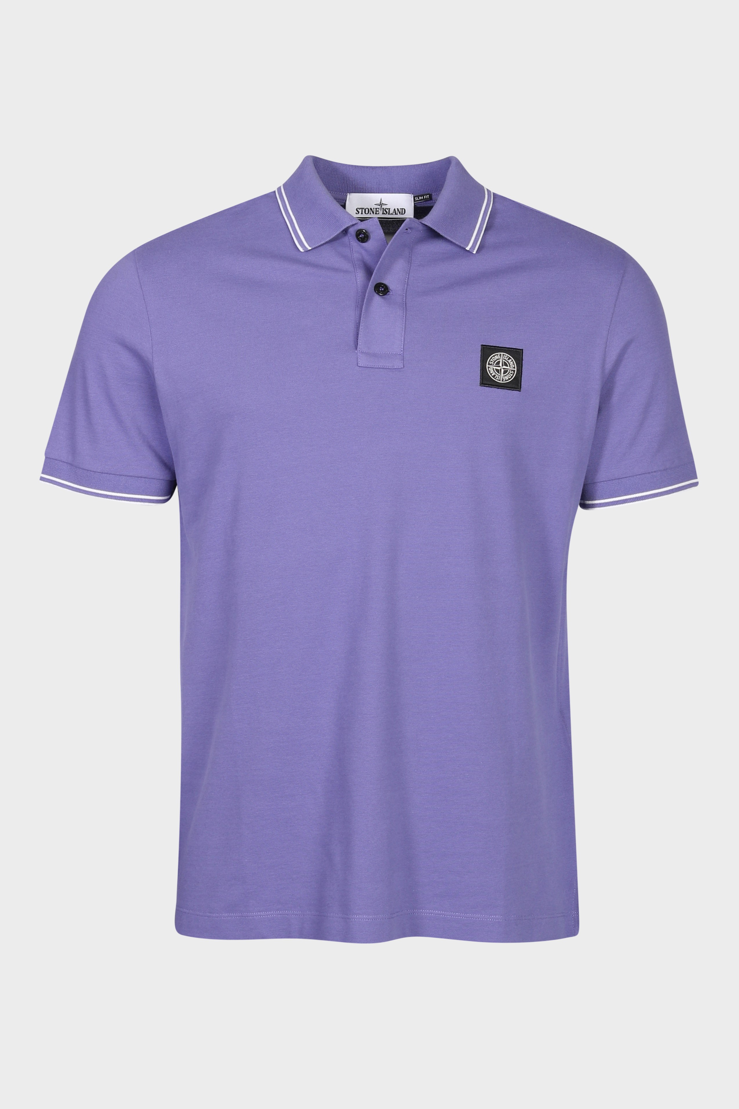 STONE ISLAND Slim Fit Polo Shirt in Lilac M