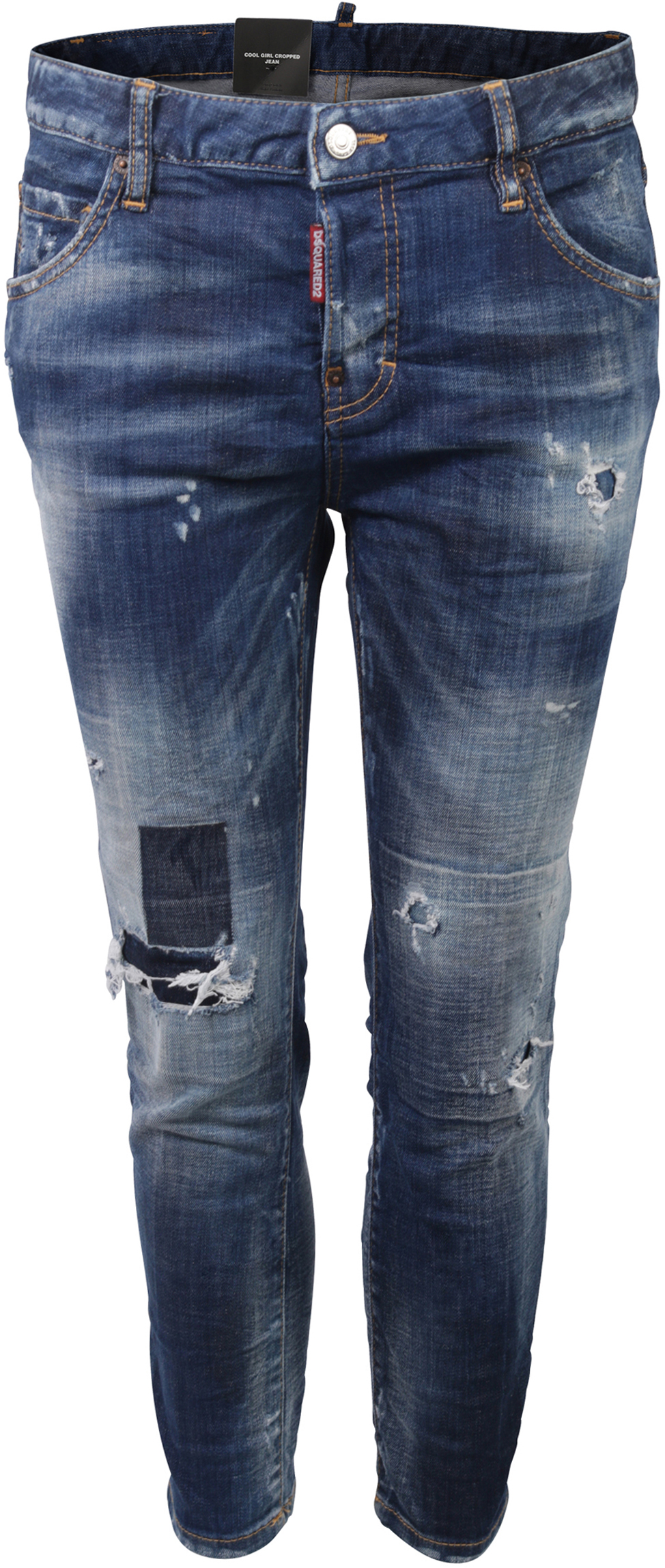 Dsquared D2 Cool Girl Cropped Jeans blau