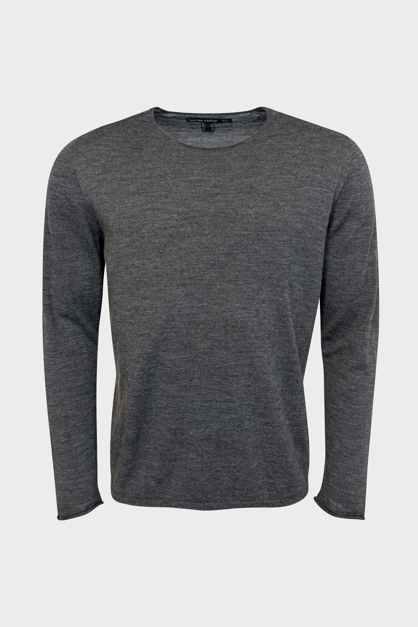 HANNES ROETHER Wool/Cashmere Sweater in Grey HANNES ROETHER Wool/Cashmere Sweater in Grey