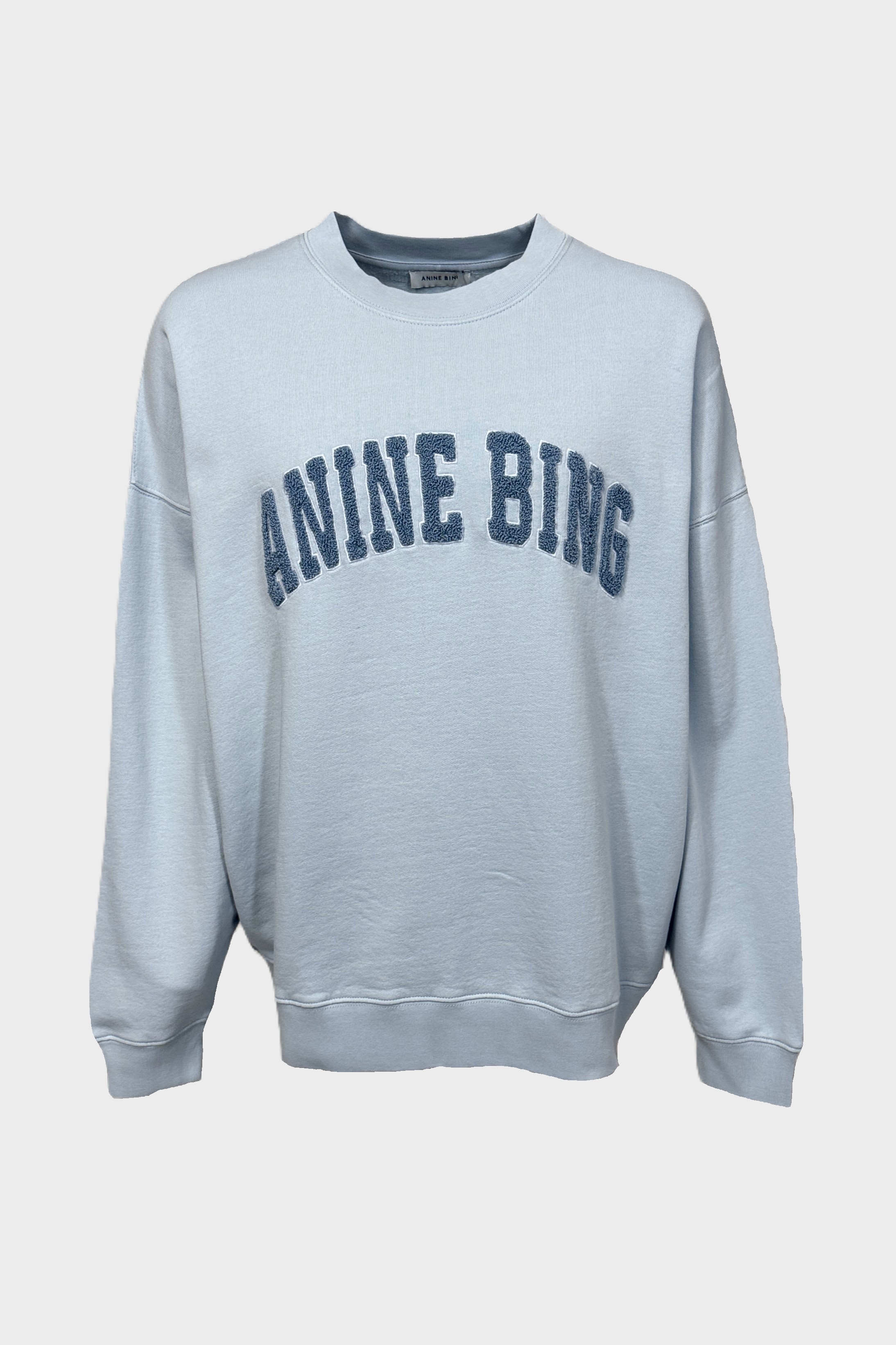 ANINE BING Miles Sweatshirt in Pale Blue