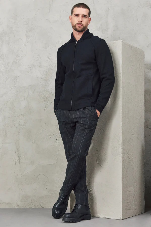 TRANSIT UOMO Wool Jacket in Black 3XL