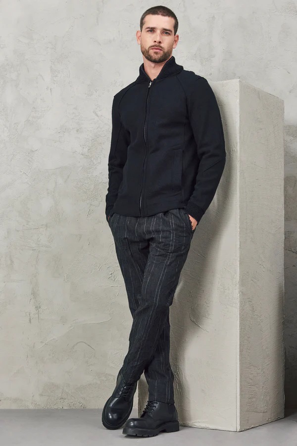 TRANSIT UOMO Wool Jacket in Black