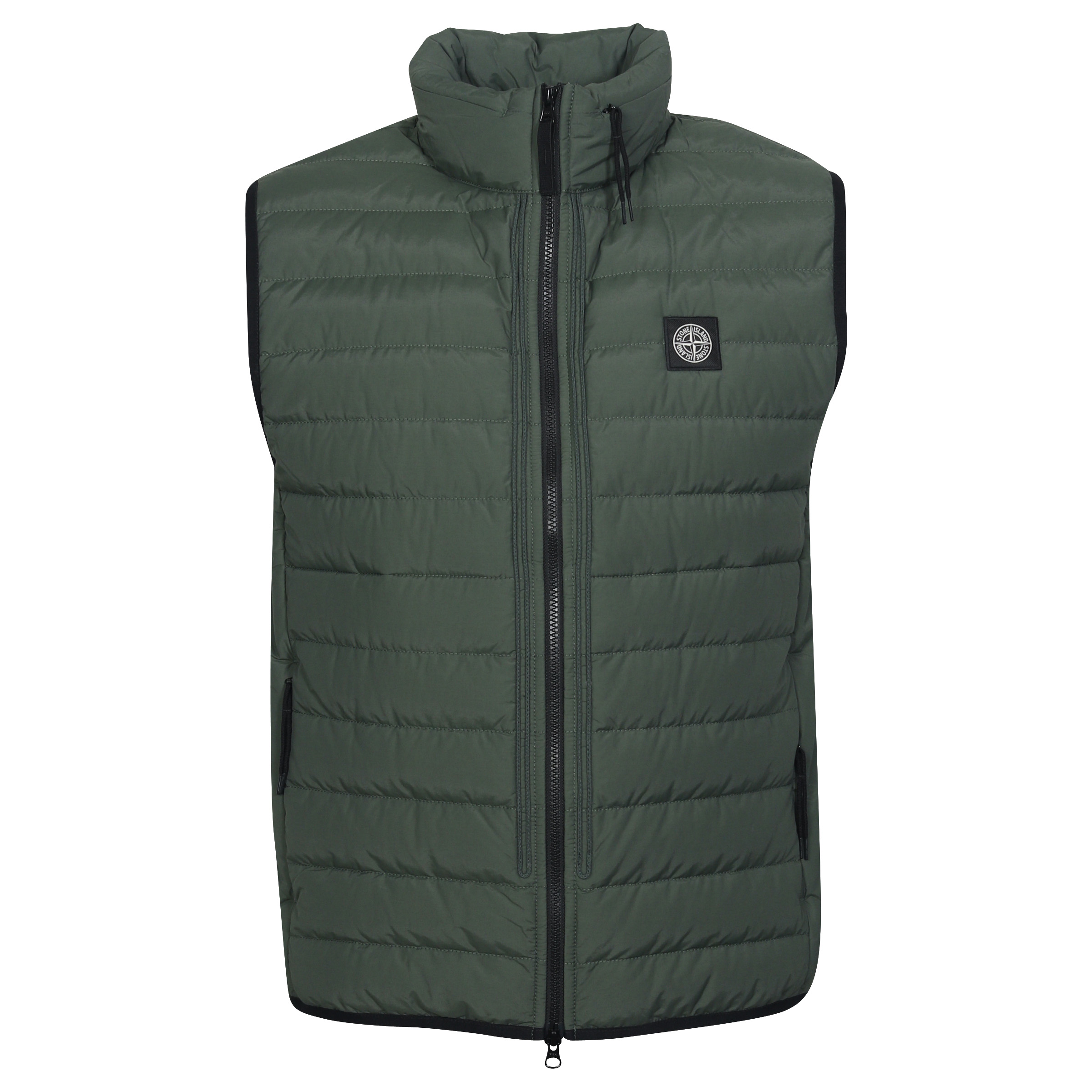Stone Island Real Down Vest in Olive