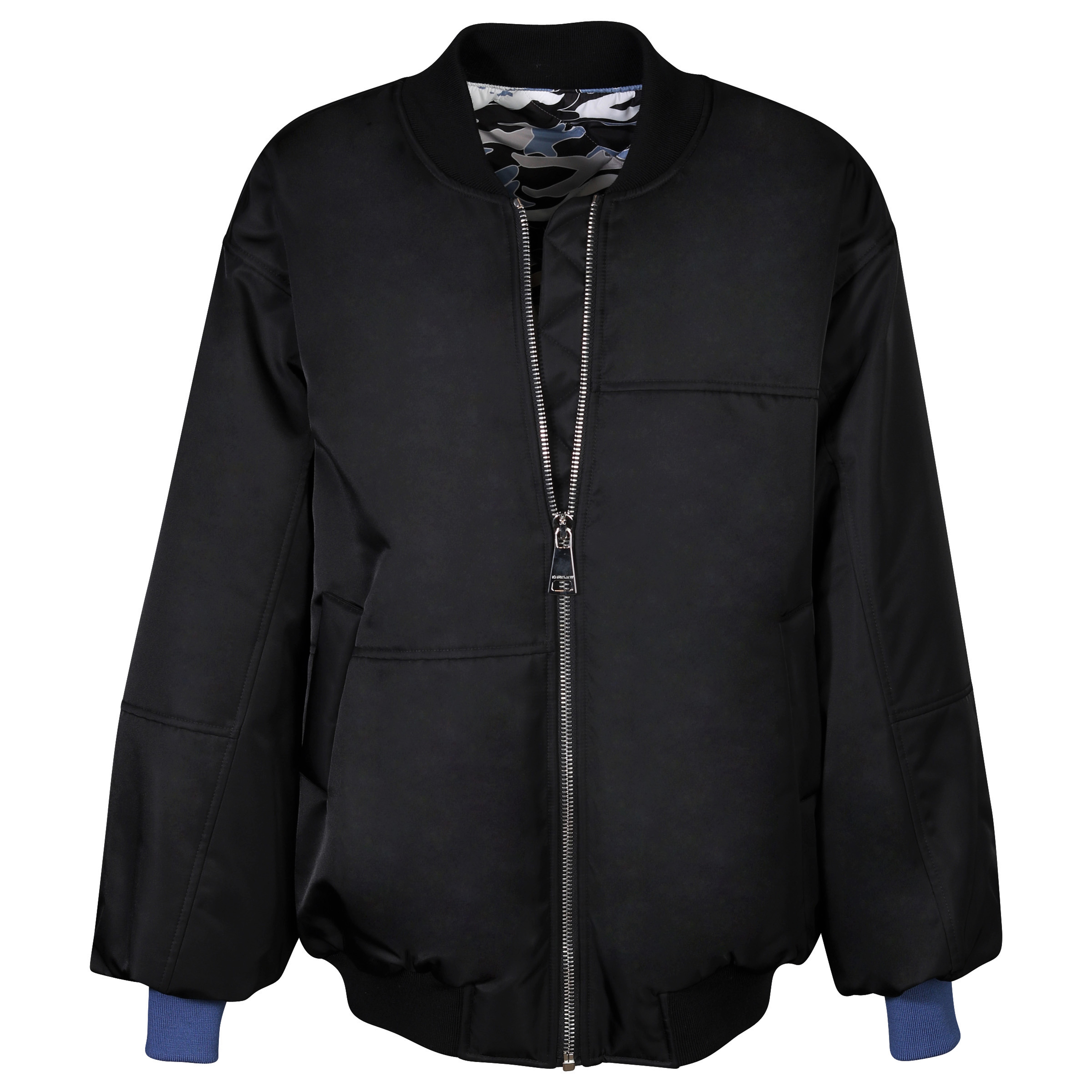 Khrisjoy Puffer Bomber Jacket Black