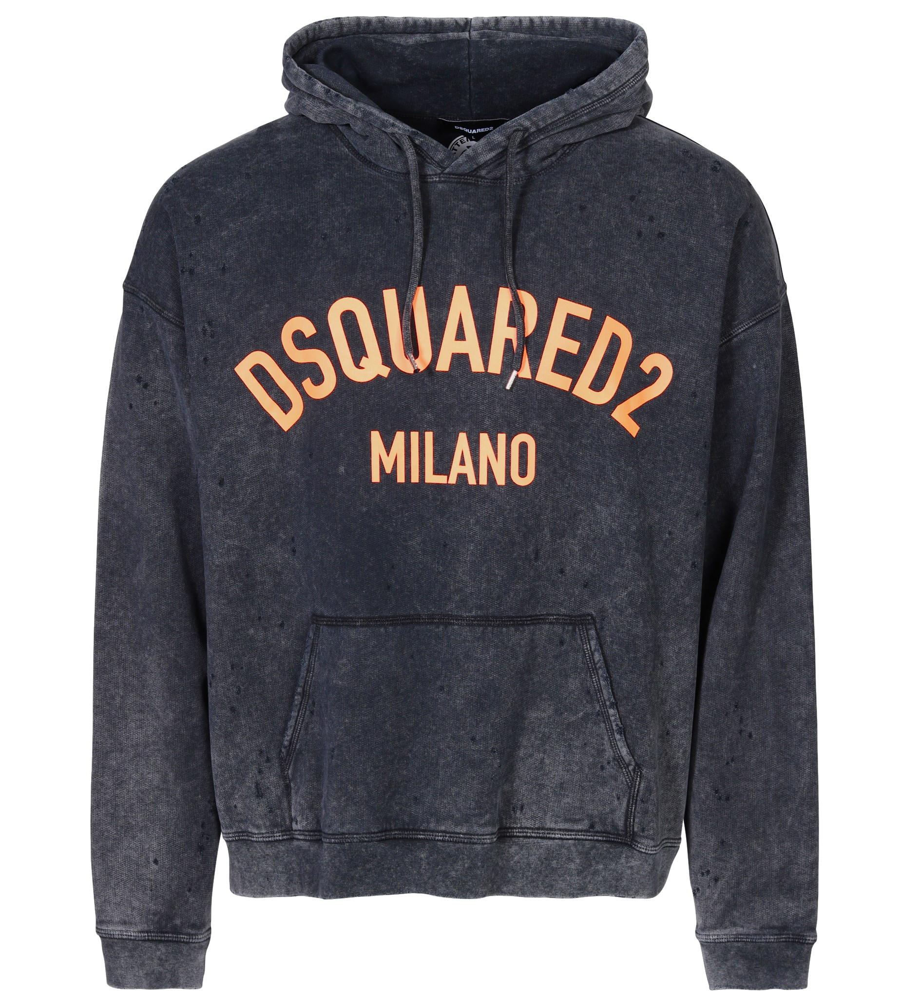 DSQUARED2 Hercalina Fit Hoodie in Vintage Dark Grey M