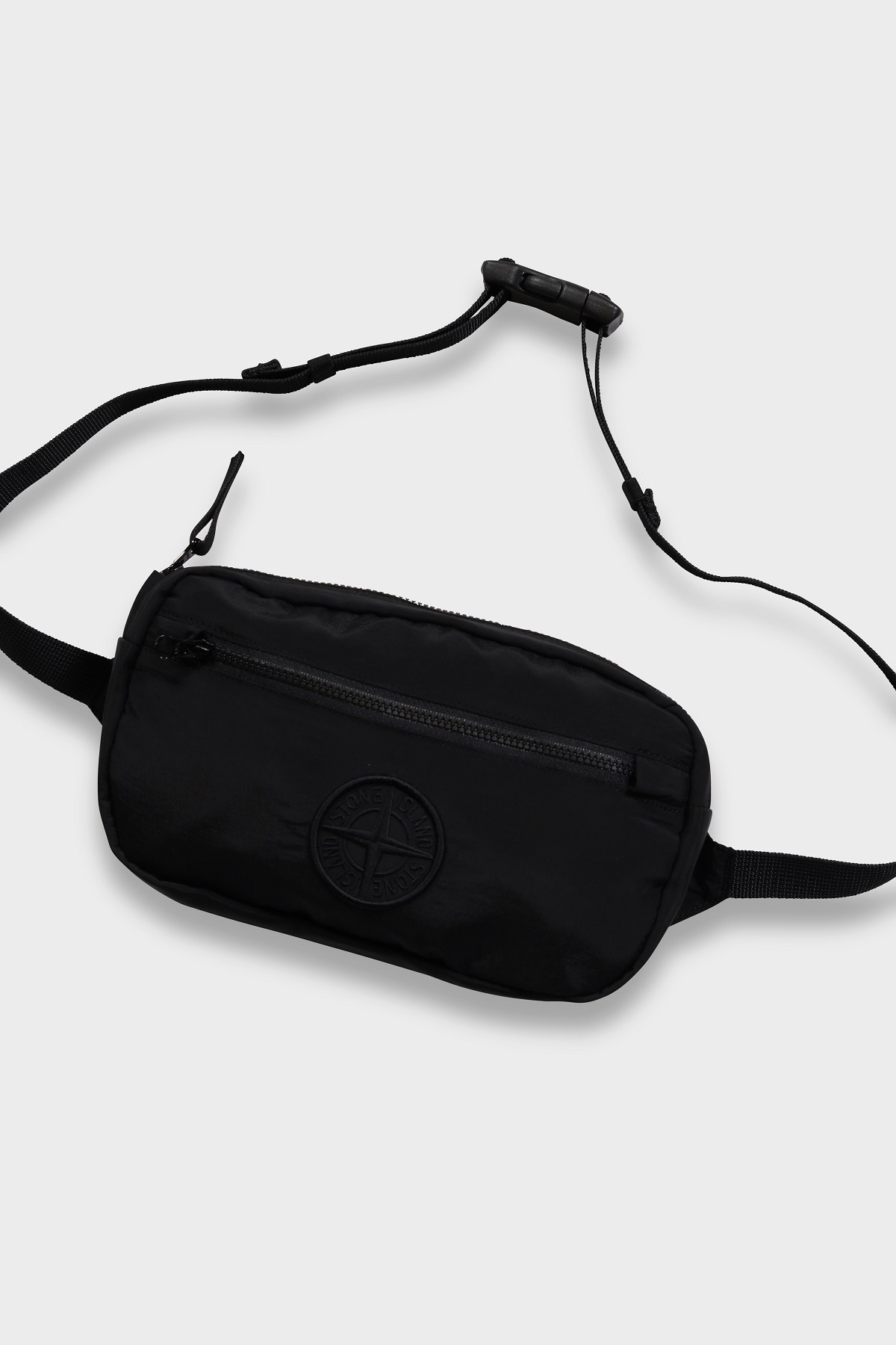 STONE ISLAND Nylon Hip Bag in Black