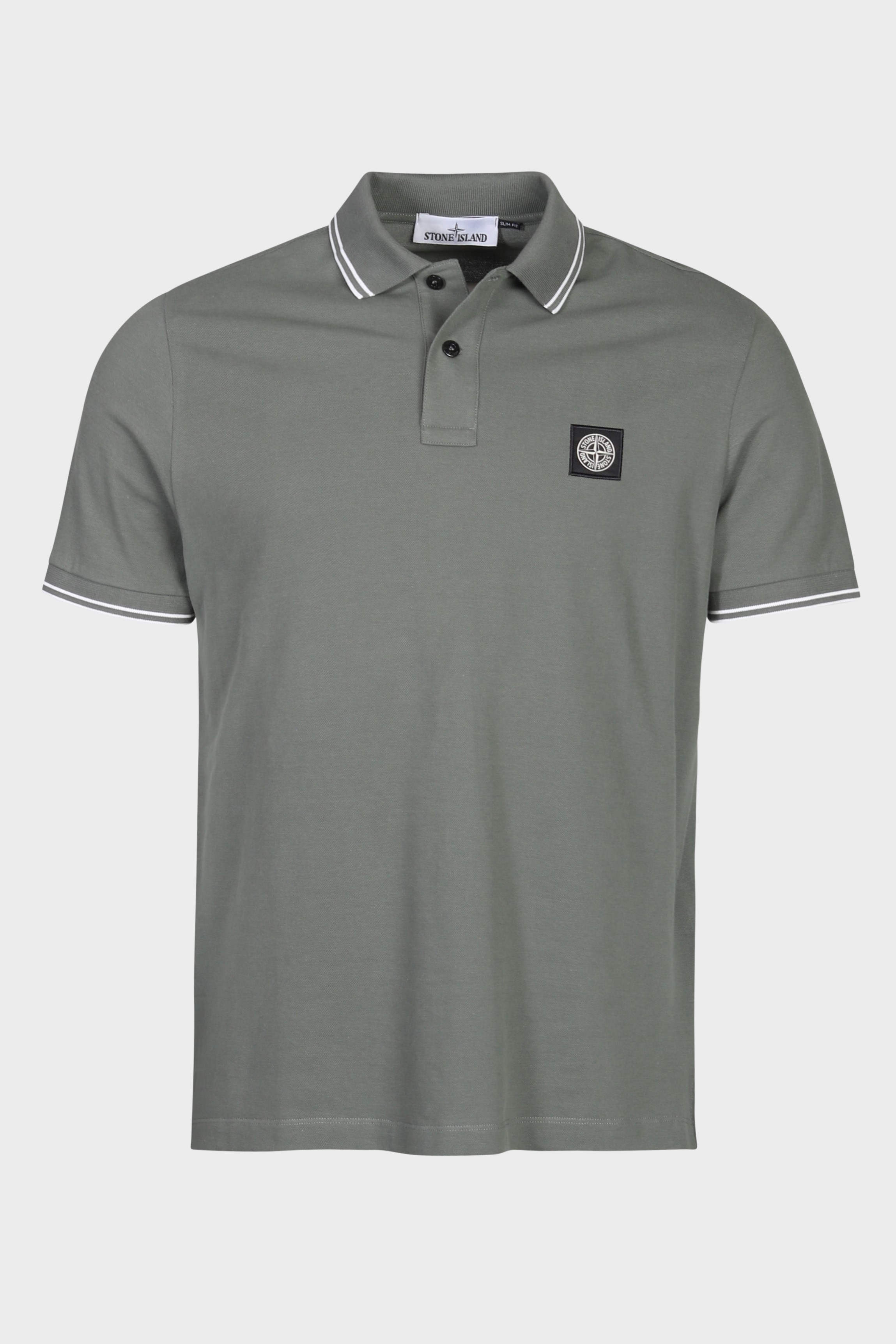 STONE ISLAND Slim Fit Polo Shirt in Green 3XL