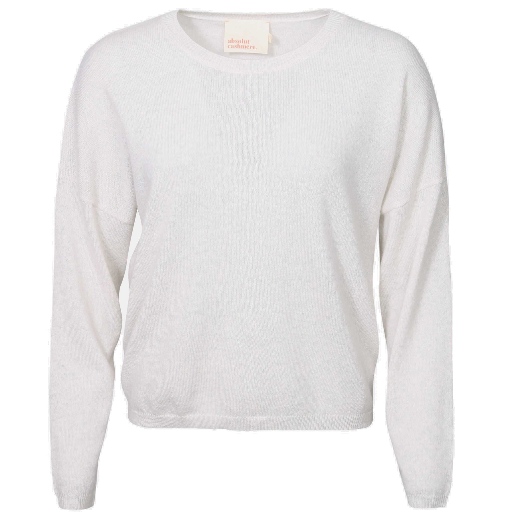 ABSOLUT CASHMERE Round Neck Sweater Kaira in Light Grey Melange XS