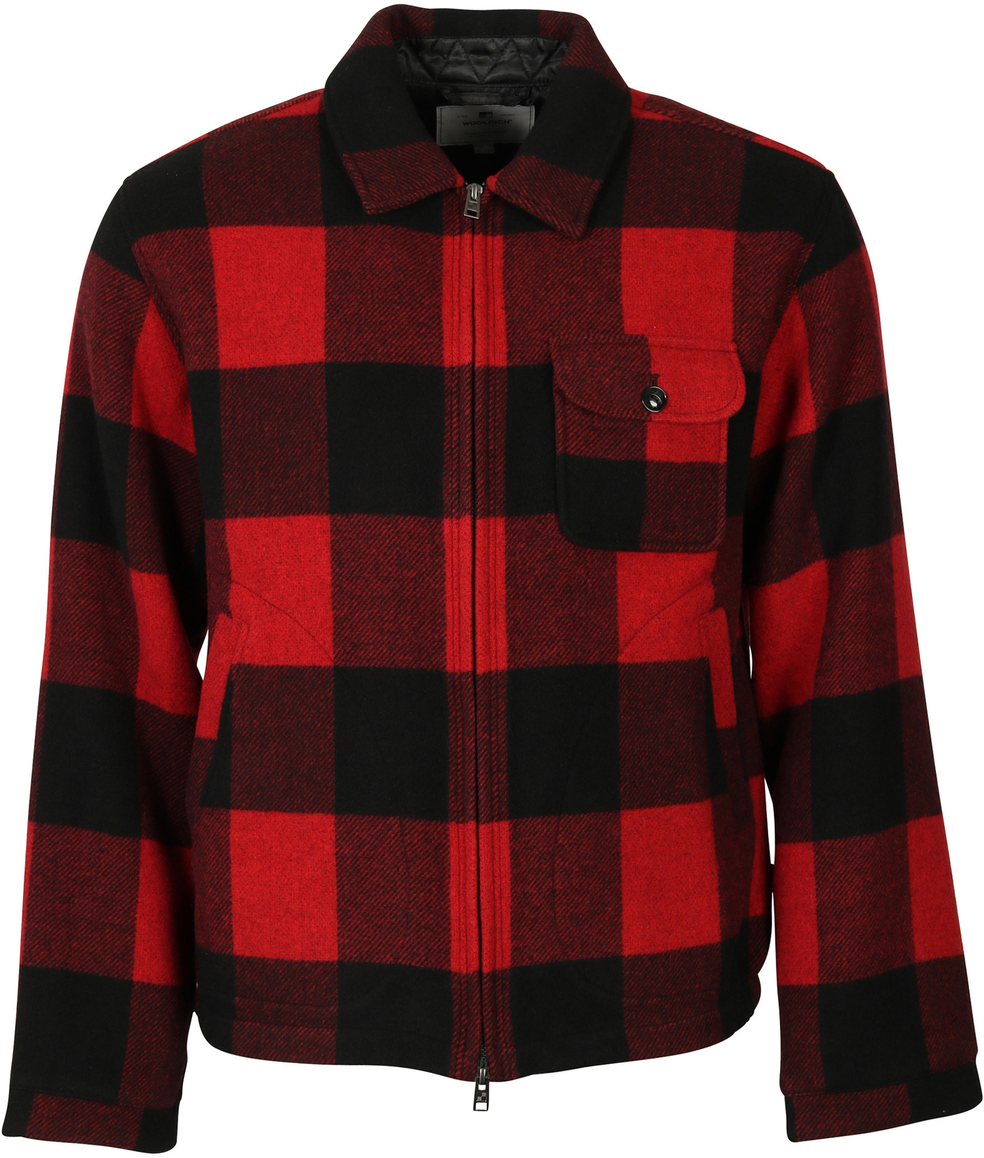 Woolrich Zipper Buffalo Check Overshirt