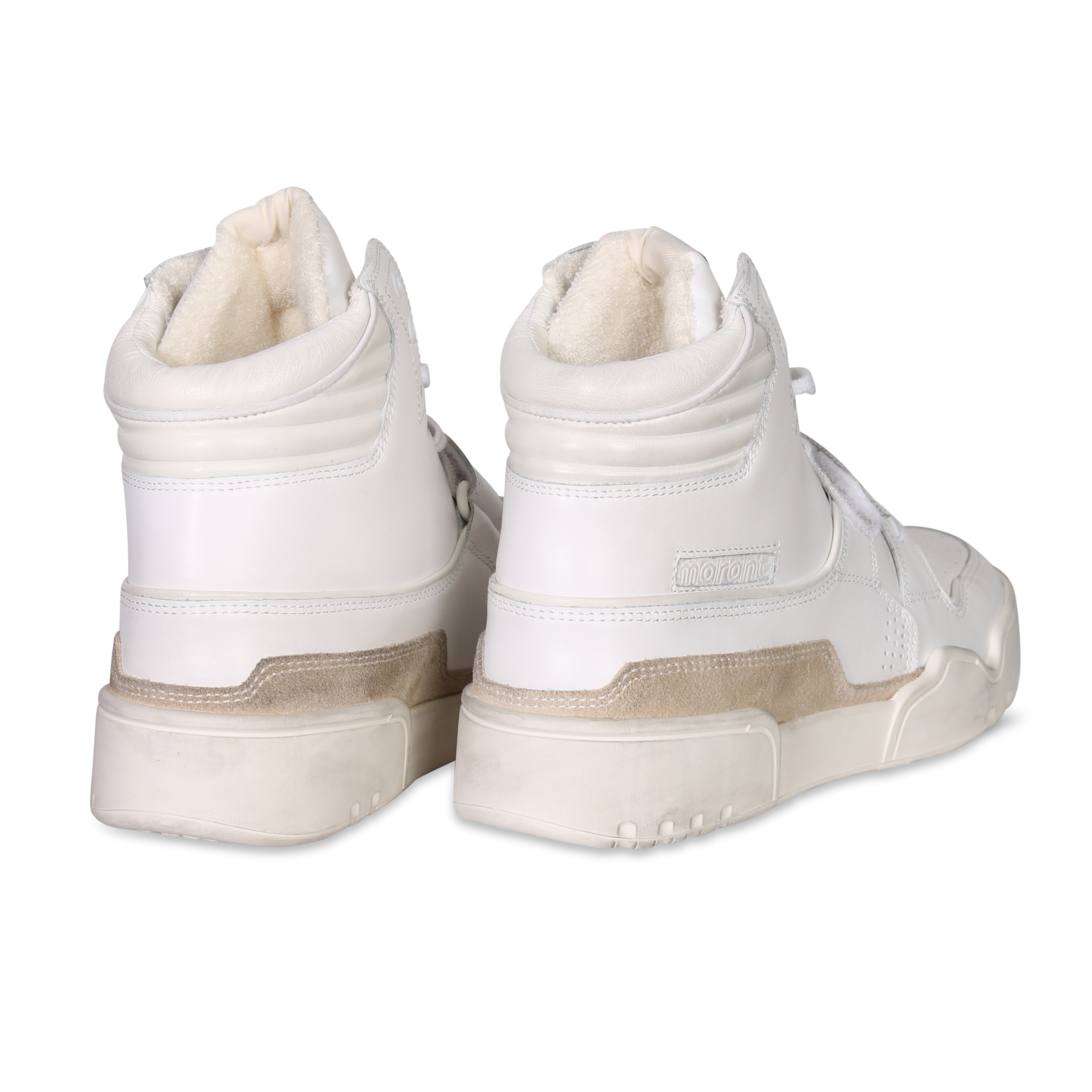 Isabel Marant Alseeh High Top Sneaker in White 42