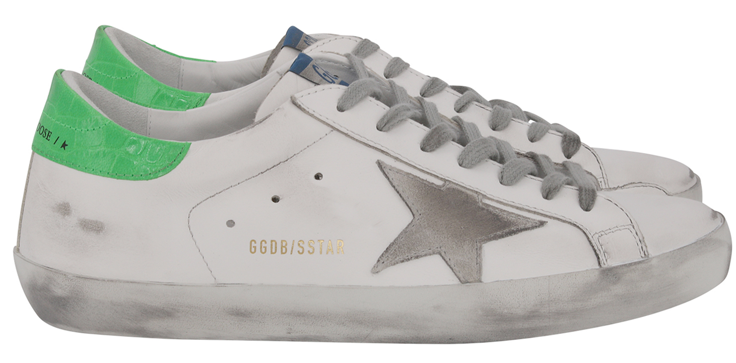 Golden Goose Sneaker Superstar Suede Star Cocco Print Heel 44