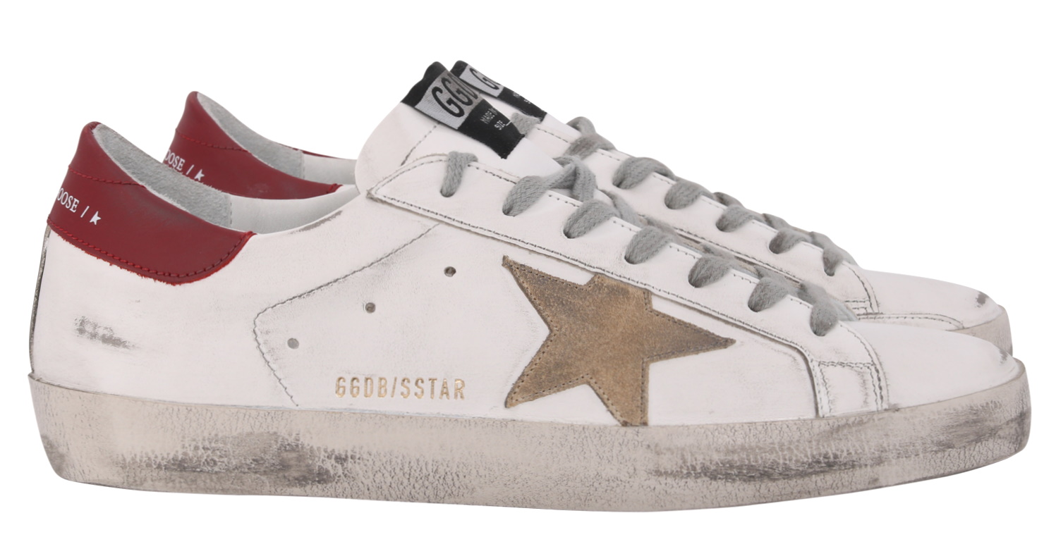 Golden Goose Superstar White/Beige/Red 41