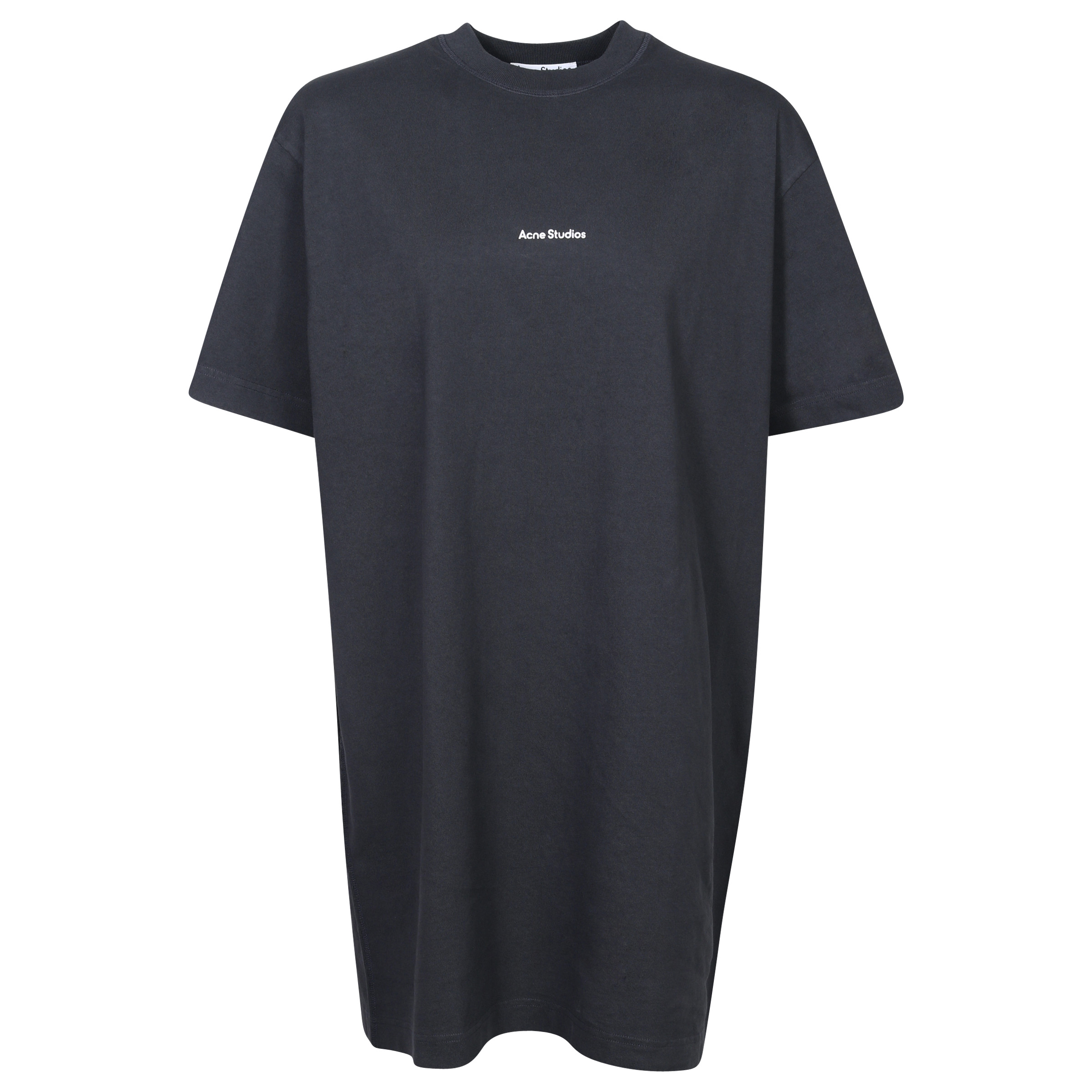 ACNE STUDIOS Stamp T-Shirt Dress in Black