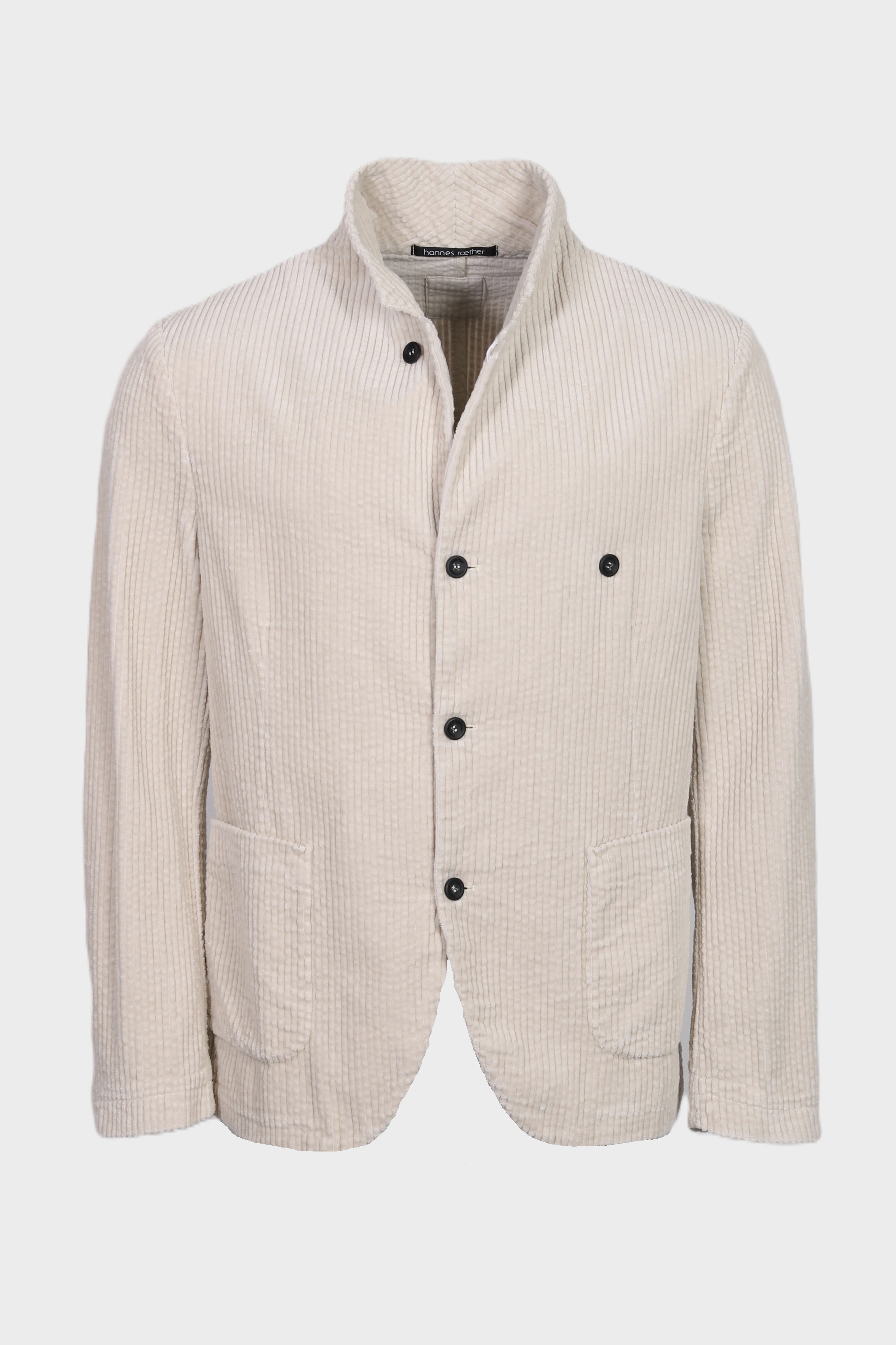 HANNES ROETHER Corduroy Jacket in Ecru