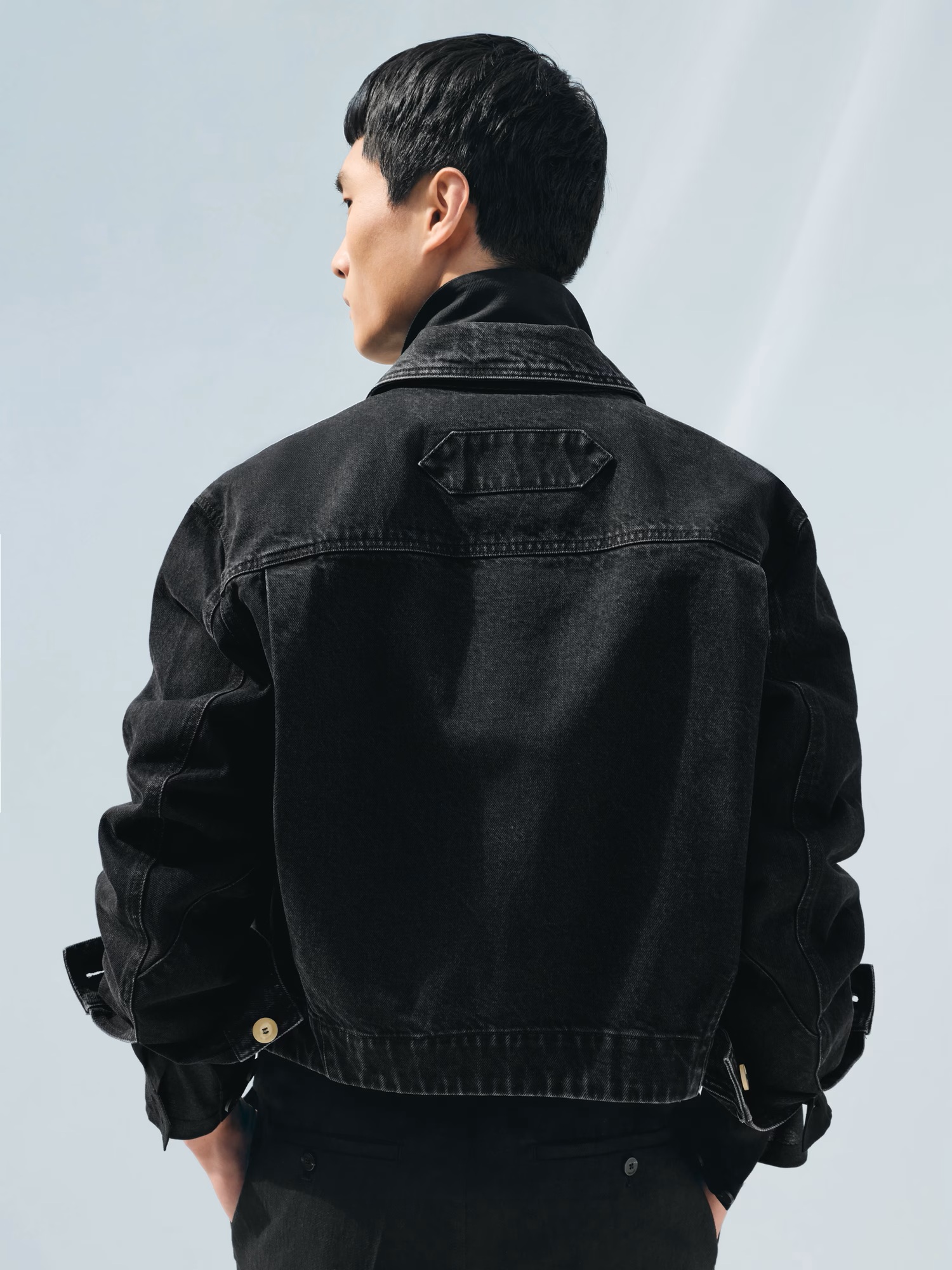 JACQUEMUS de-Nîmes Denim Jacket in Black