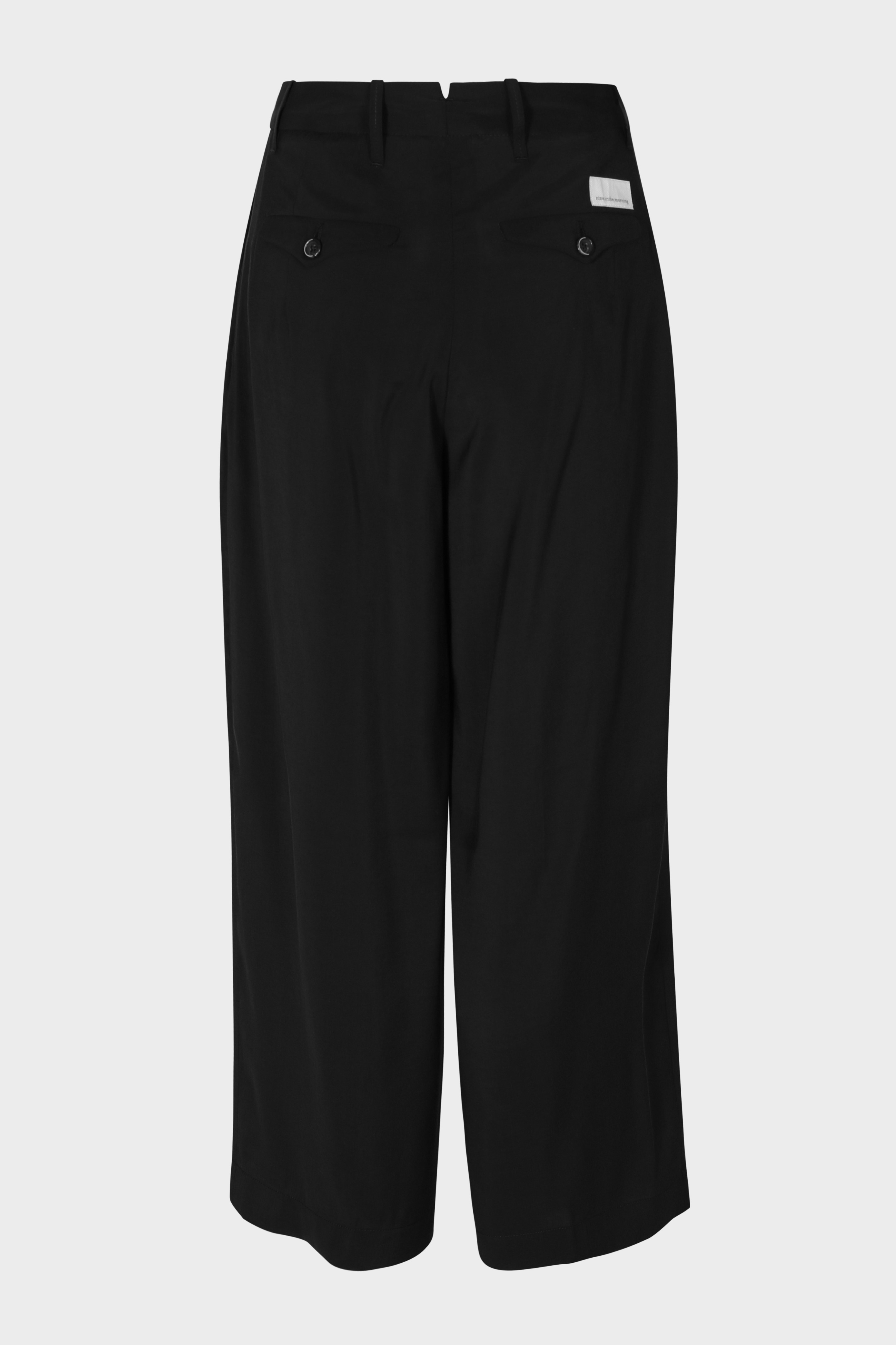 NINE:INTHE:MORNING Rubino Viscose Culotte in Black NINE:INTHE:MORNING Rubino Viscose Culotte in Black
