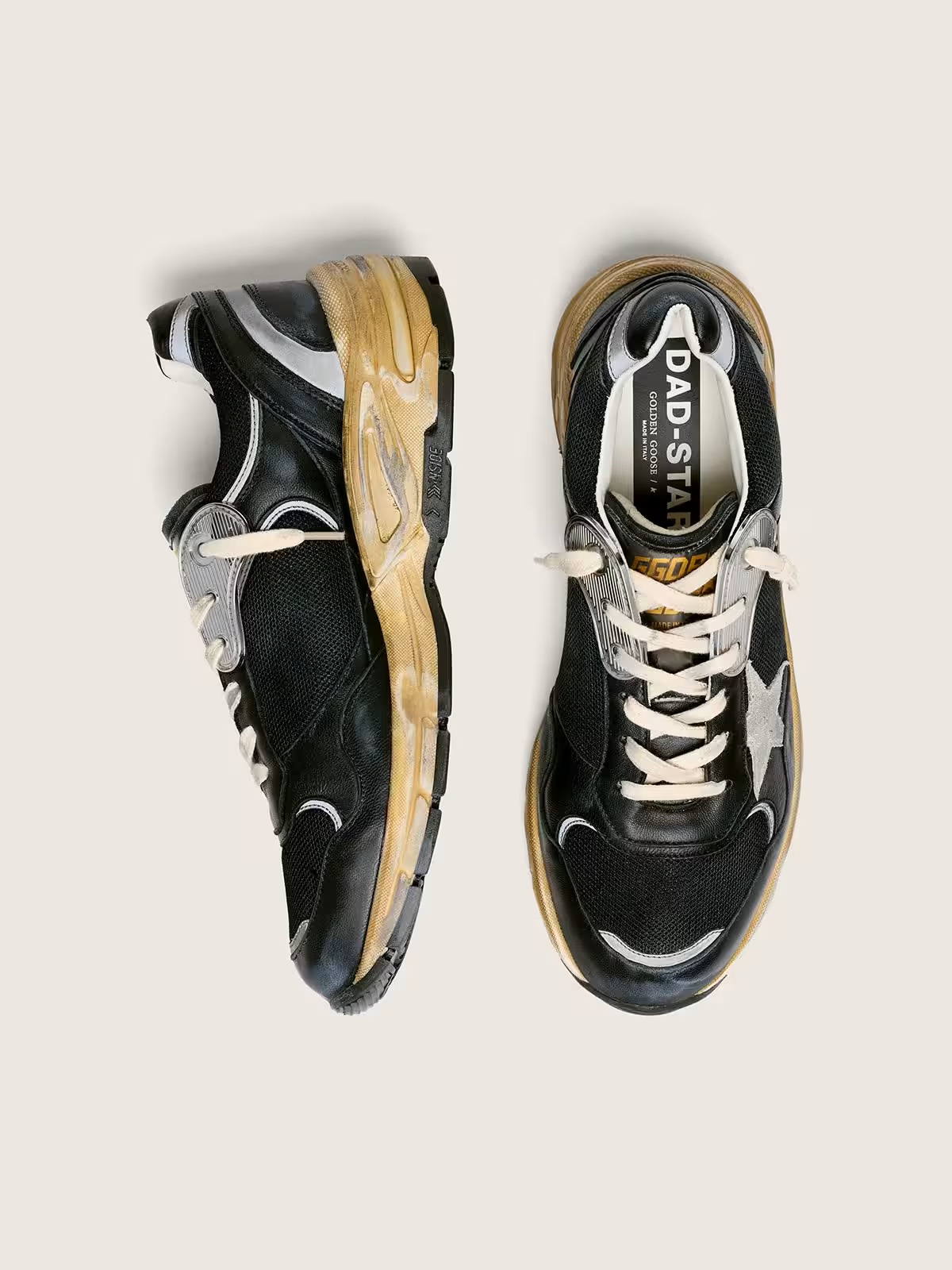 GOLDEN GOOSE Running Dad in Black