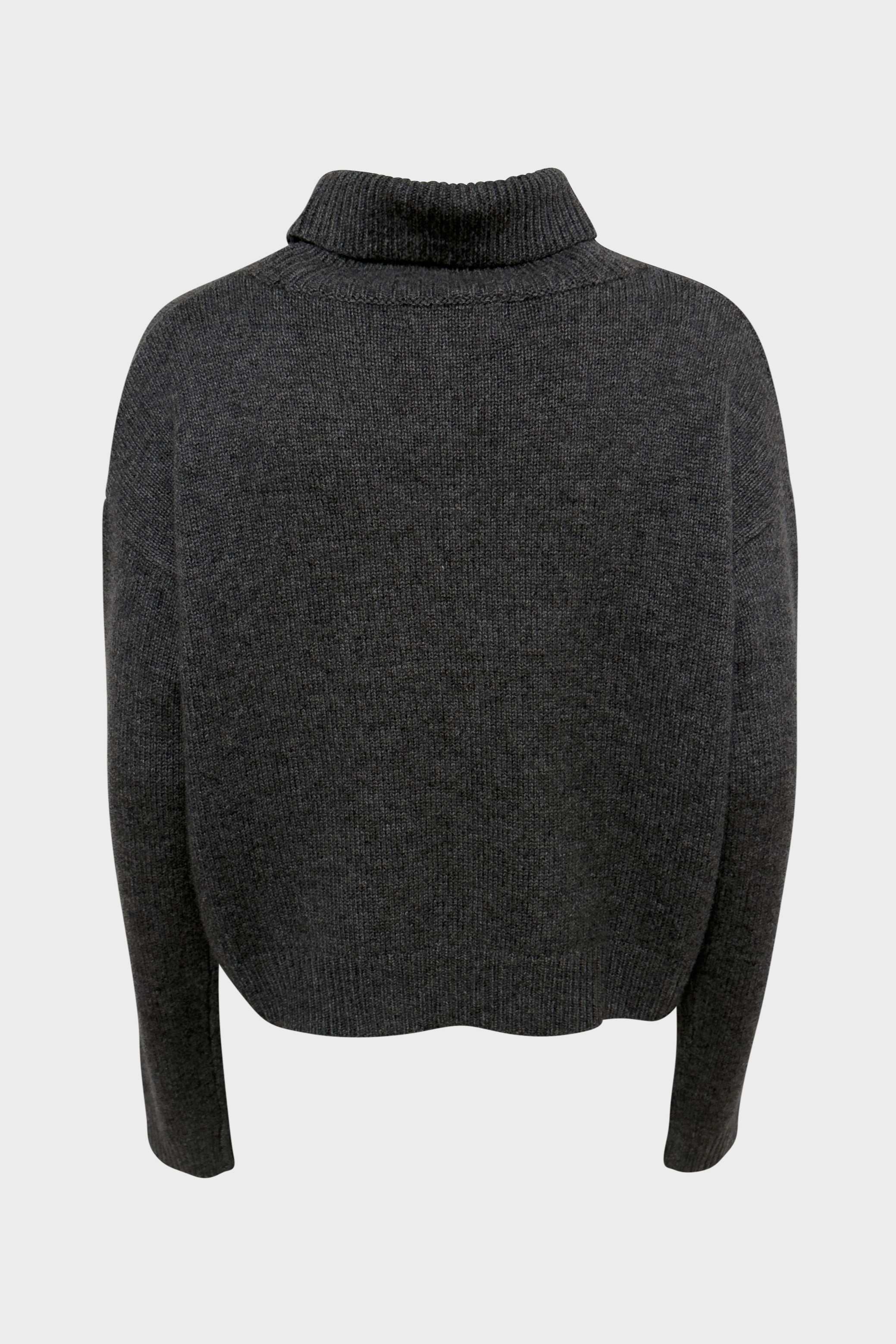 FLONA Cashmere Turtleneck Sweater Grey
