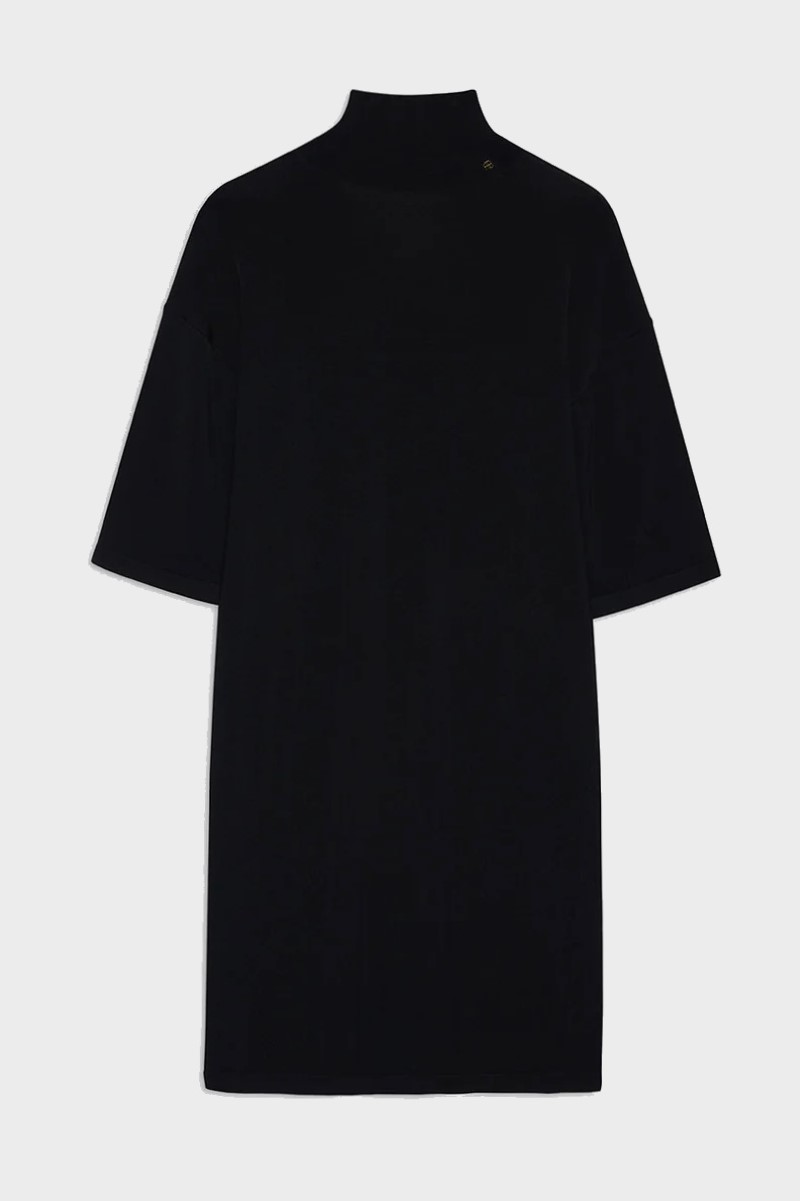 ANINE BING Claudia Mini Dress in Black