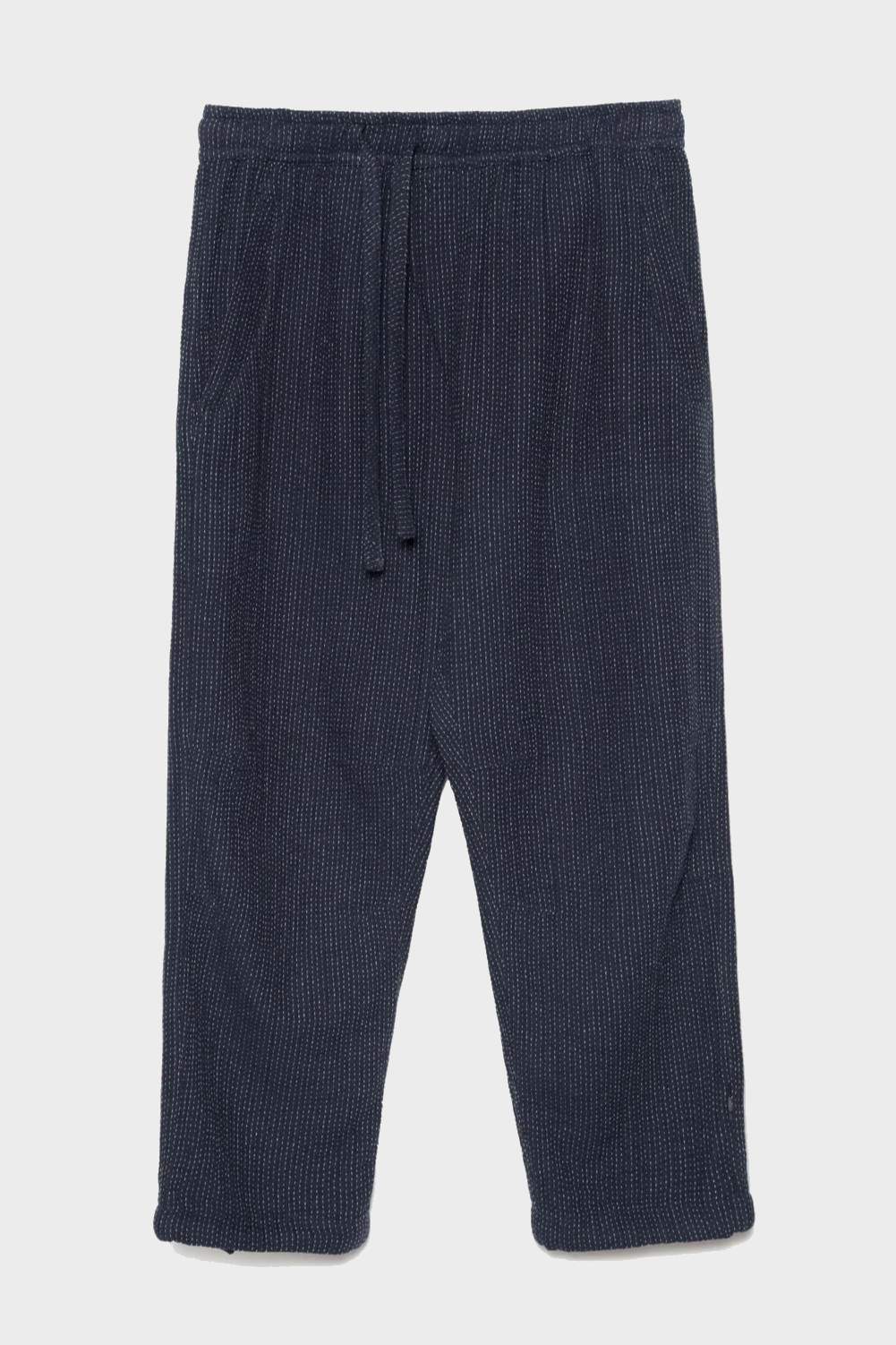 MAHARISHI 7300 Light Kantha Asym Track Pant in Indigo