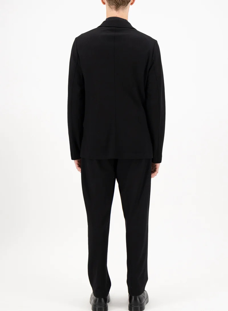 HARRIS WHARF Wool Jacket in Black