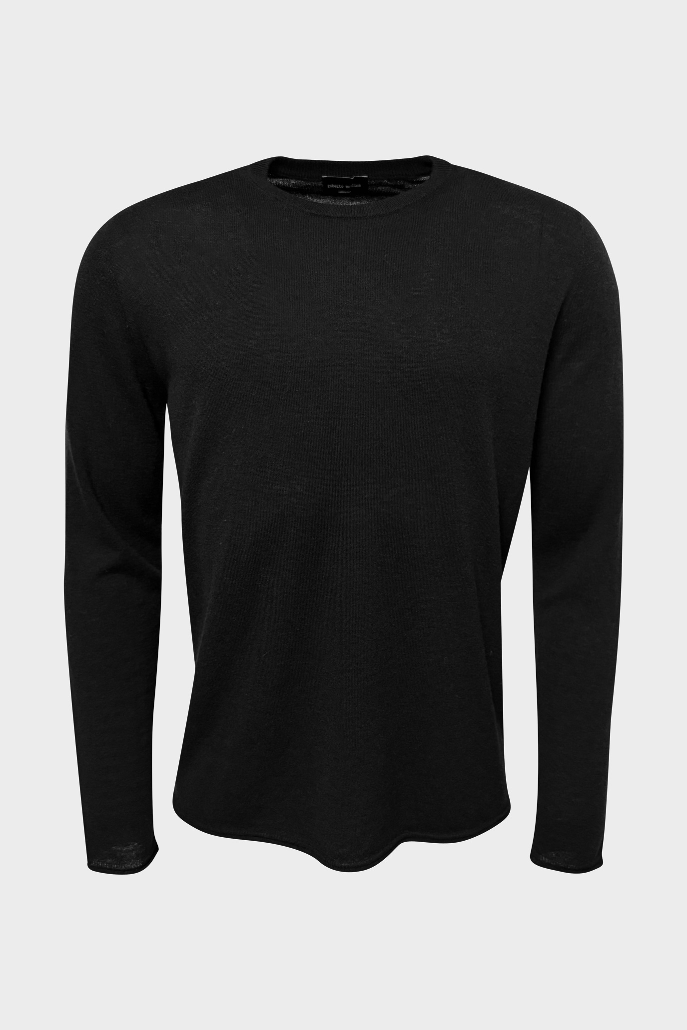 ROBERTO COLLINA Wool/Cashmere Sweater in Black