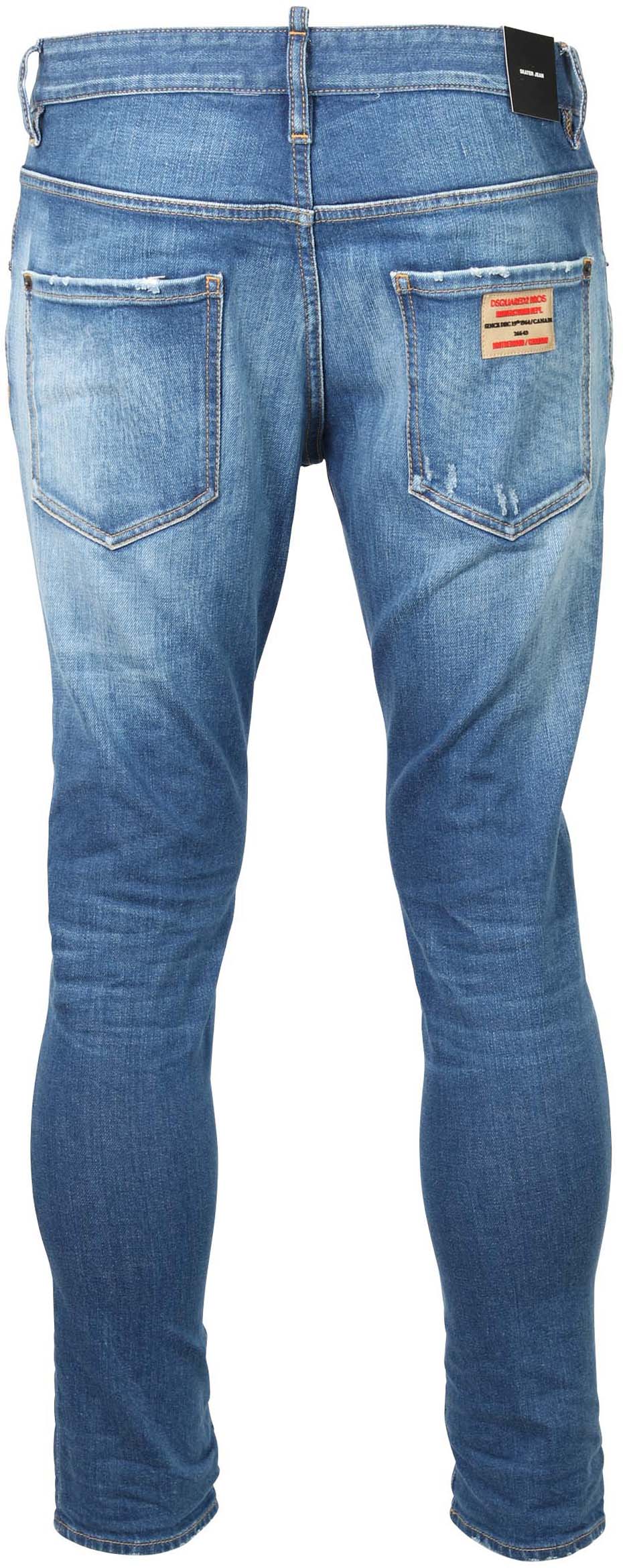 Dsquared Jeans Skater Blue Washed