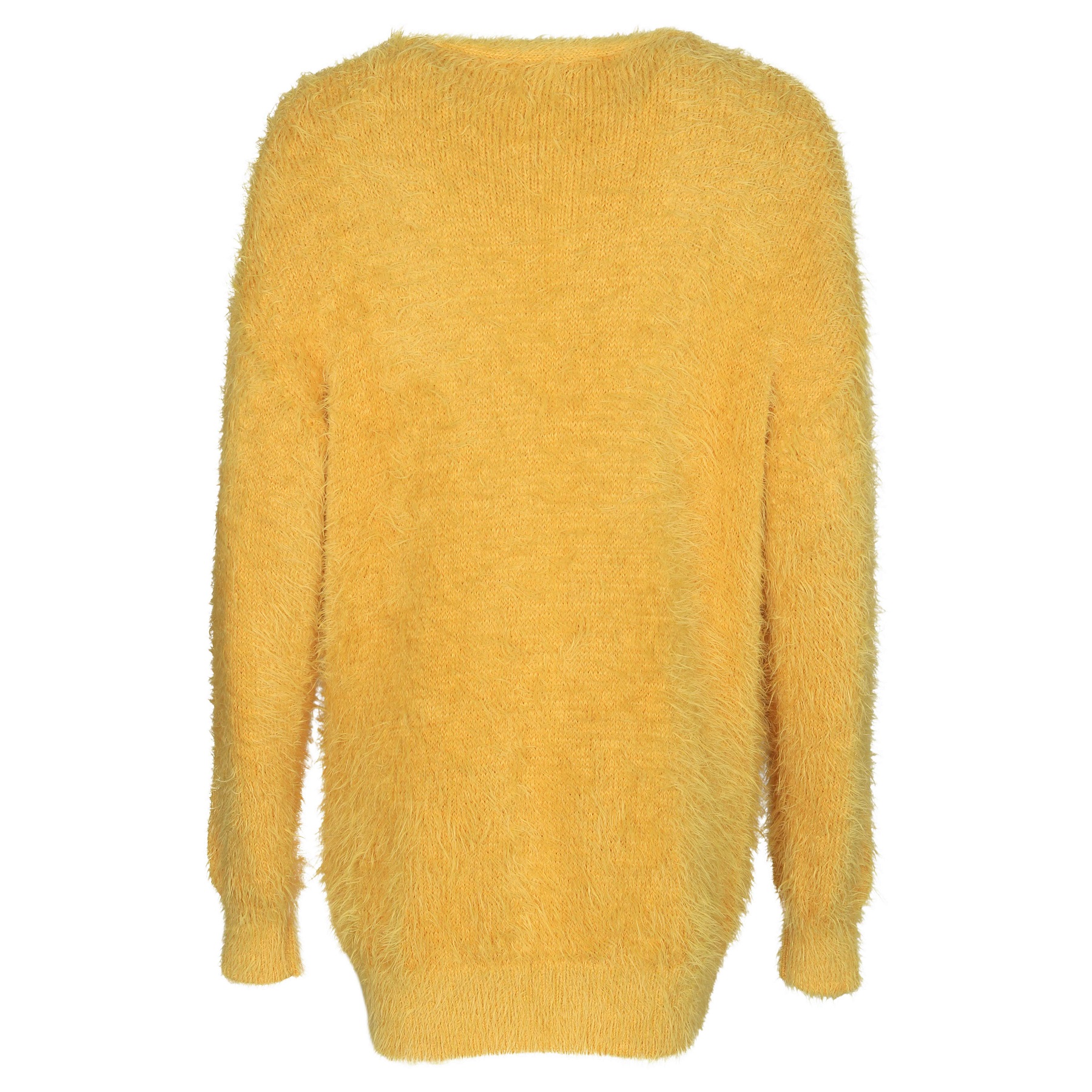 DSQUARED2 Fuzzy Knit Cardigan in Yellow