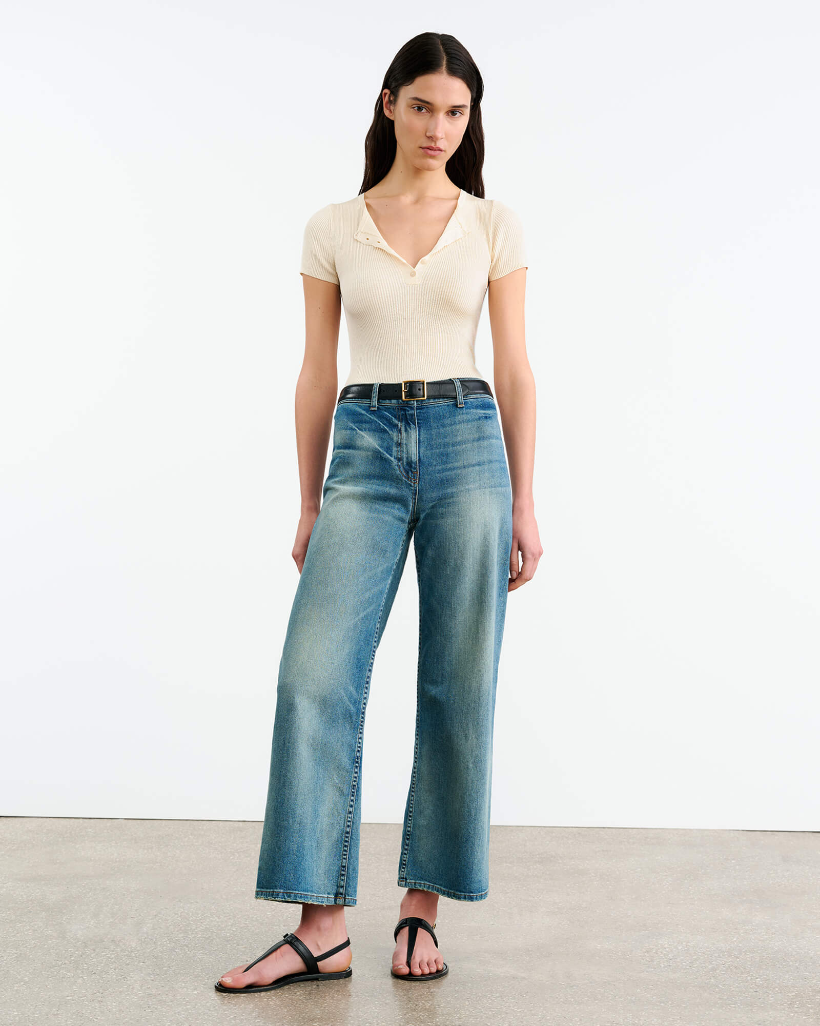 NILI LOTAN Megan Jeans in Summer Wash NILI LOTAN Megan Jeans in Summer Wash