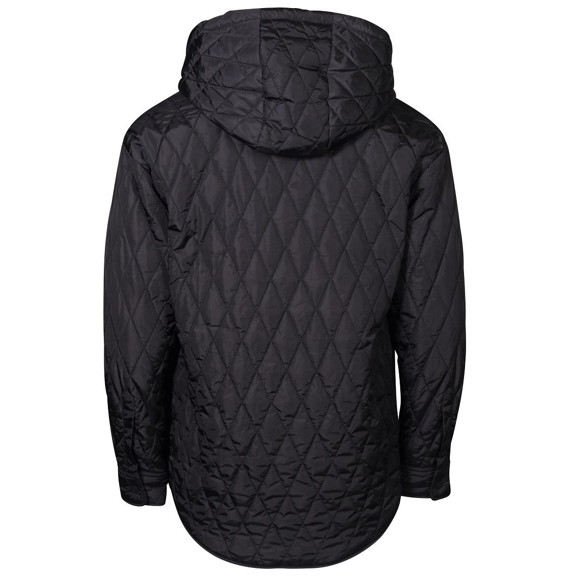 DSQUARED2 Quilted Dropped Military Jacket in Black