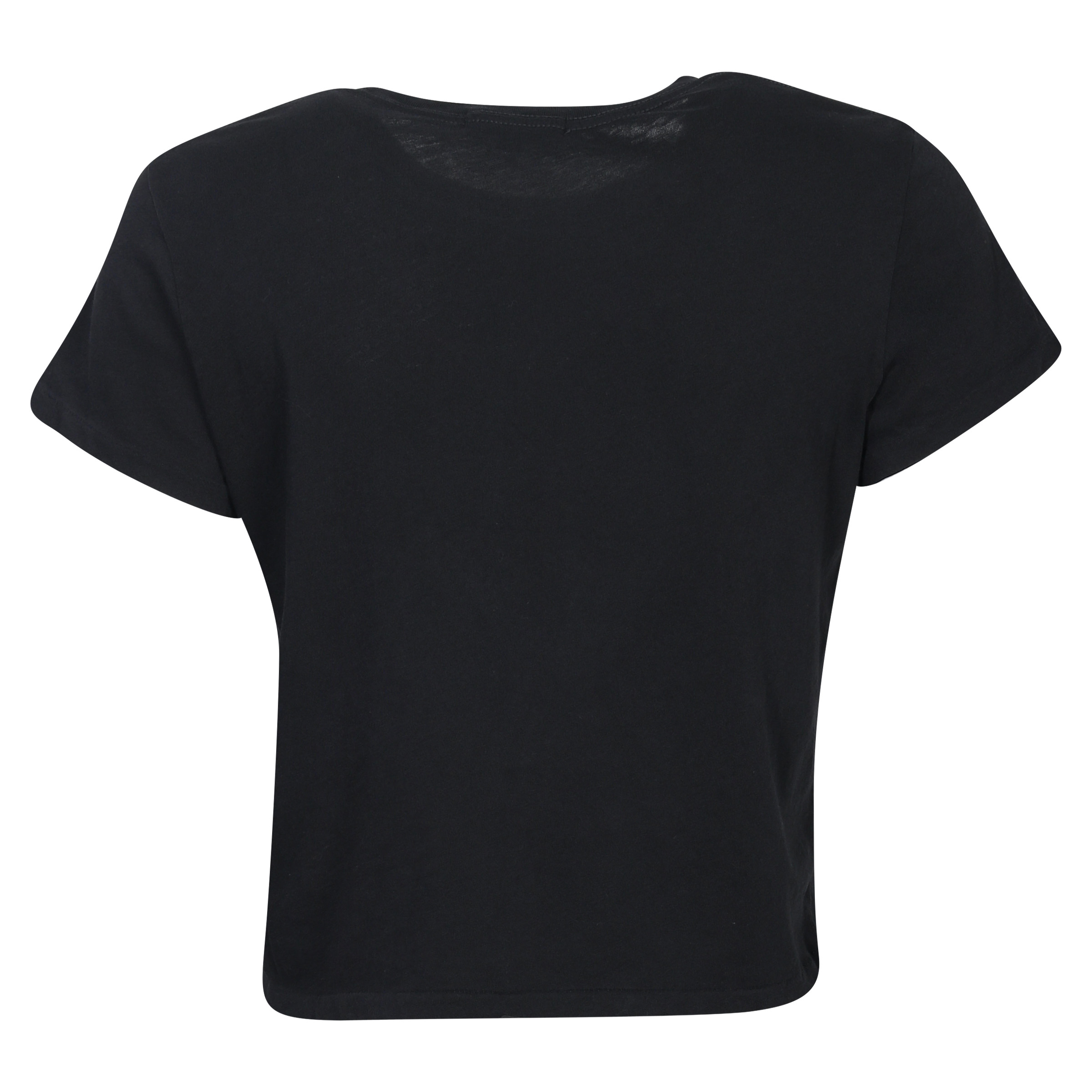 Agolde Crew Neck Boxy T-Shirt Linda Black