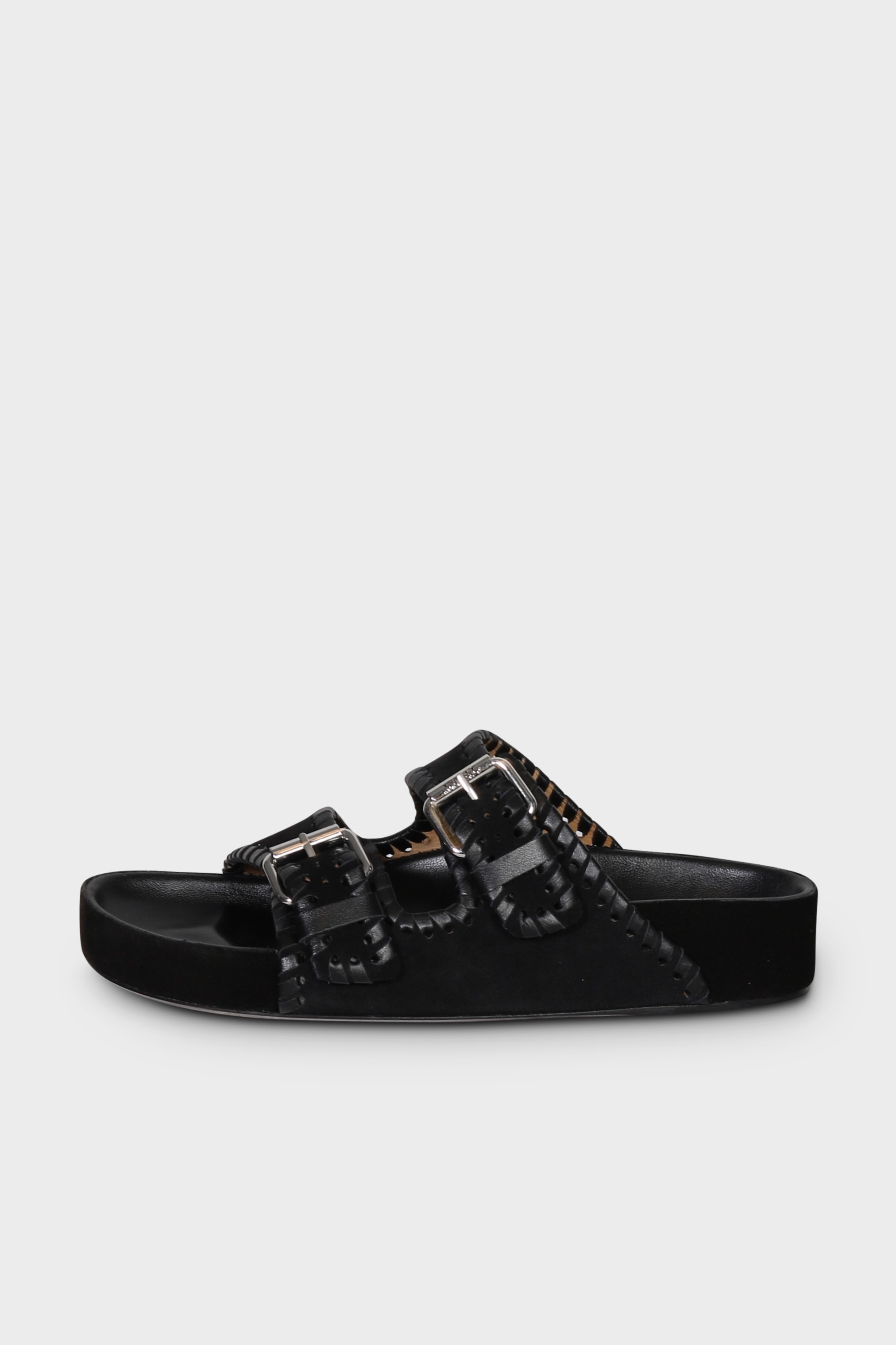 ISABEL MARANT Lennyo Sandals in Black Suede