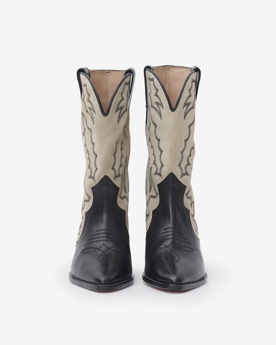 ISABEL MARANT Duerto Boots in Black/Ecru 41