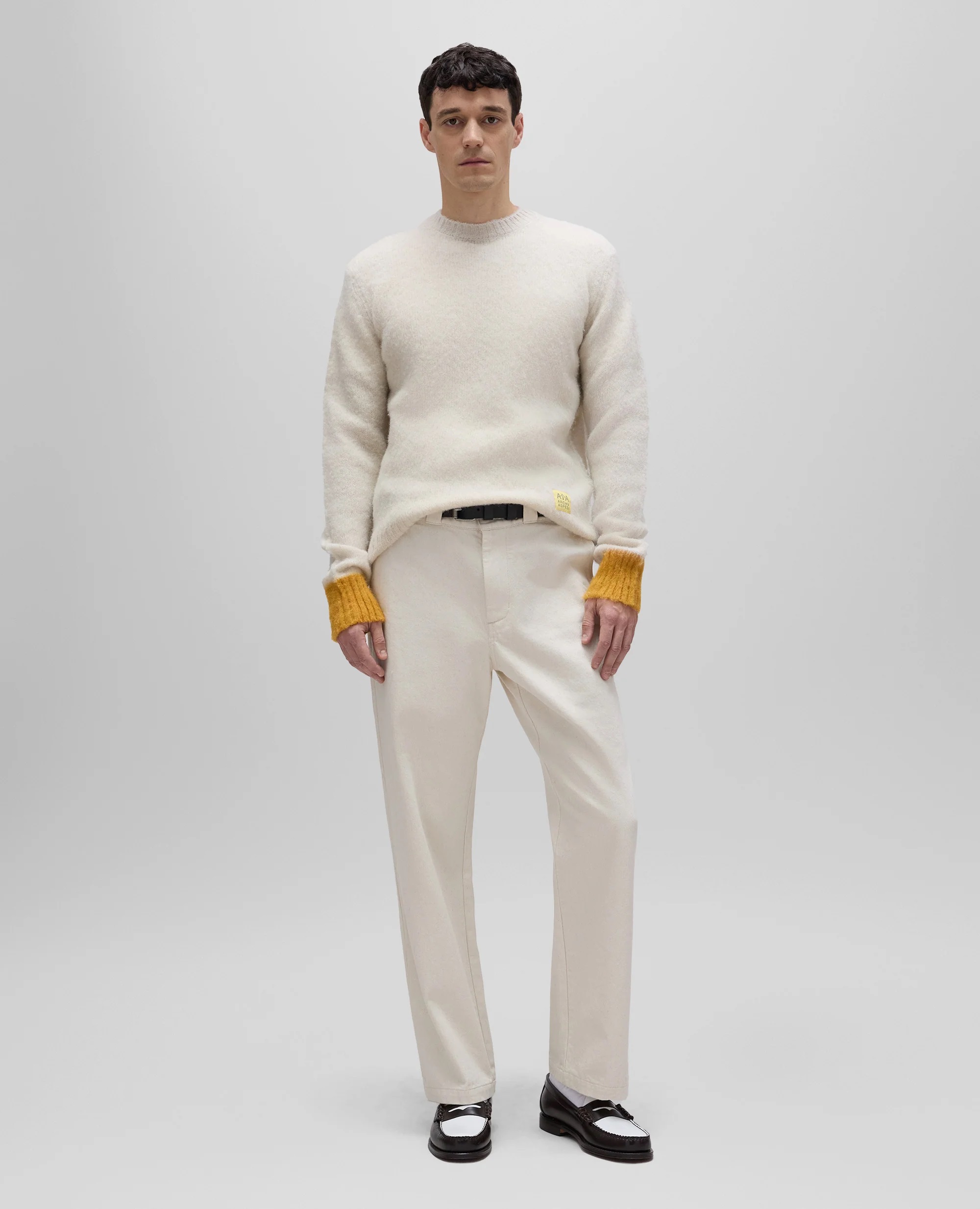 ASPESI Archiv Knit Pullover in Cream 50