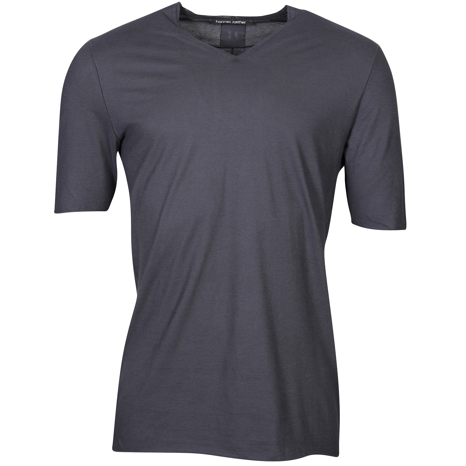 Hannes Roether V-Neck T-Shirt in Posh M