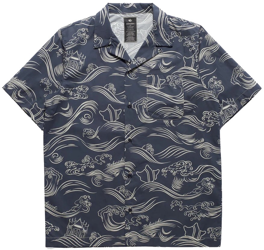 MAHARISHI 4263 Maha Songkran Summer Shirt in Navy