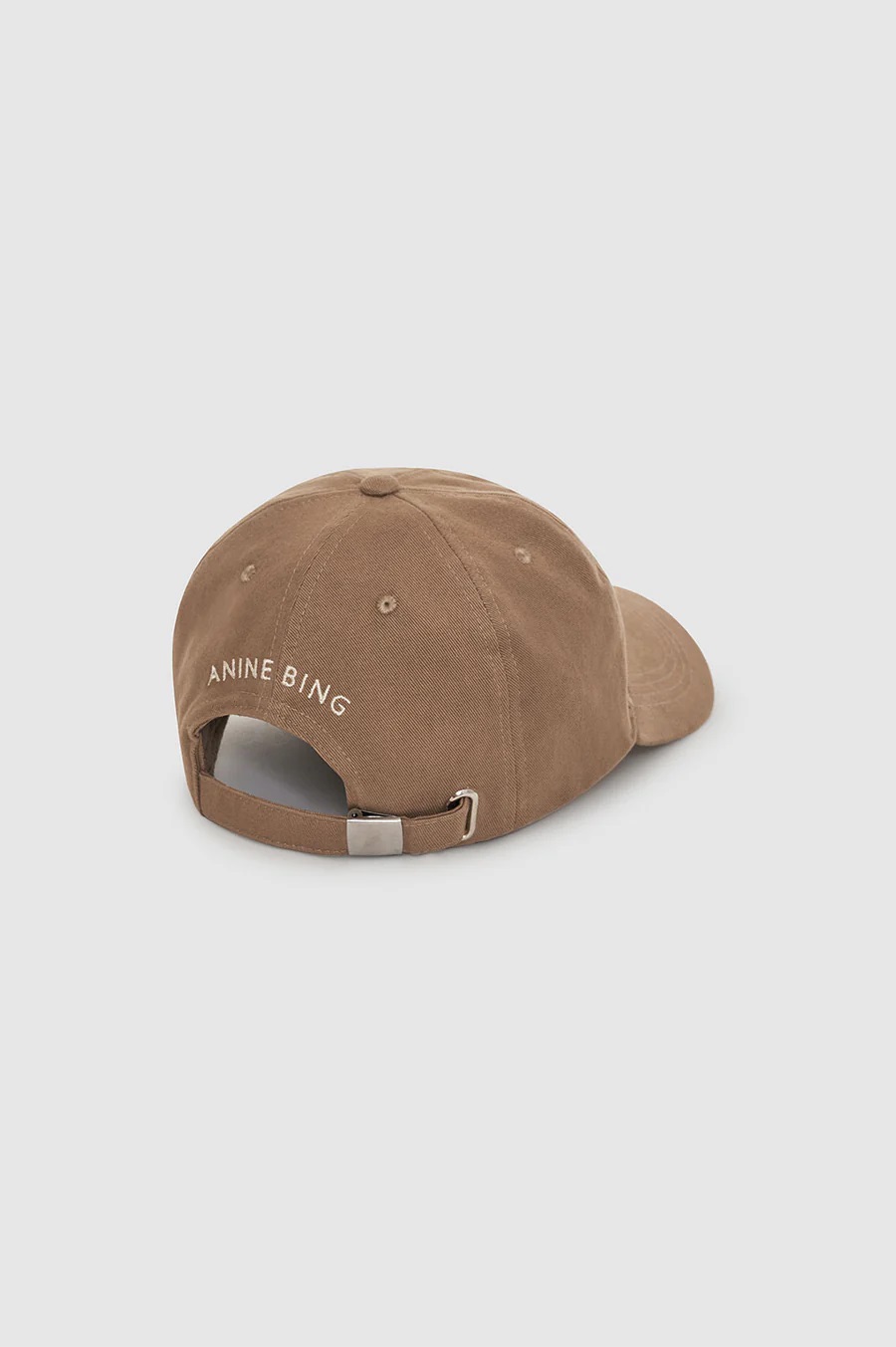 ANINE BING Jeremy Baseball Cap AB in Camel