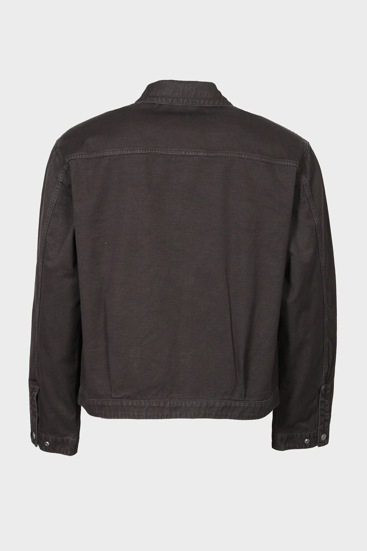 STONE ISLAND MARINA Slub Cotton Batavia-TC Jacket in Dark Grey