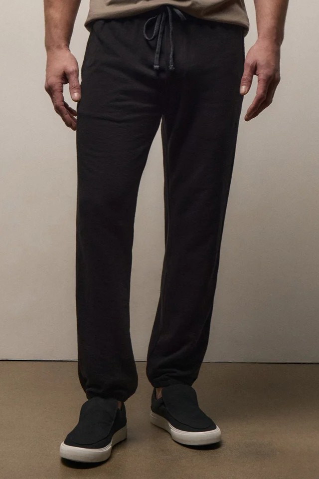 JAMES PERSE Vintage French Terry Sweatpant in Black