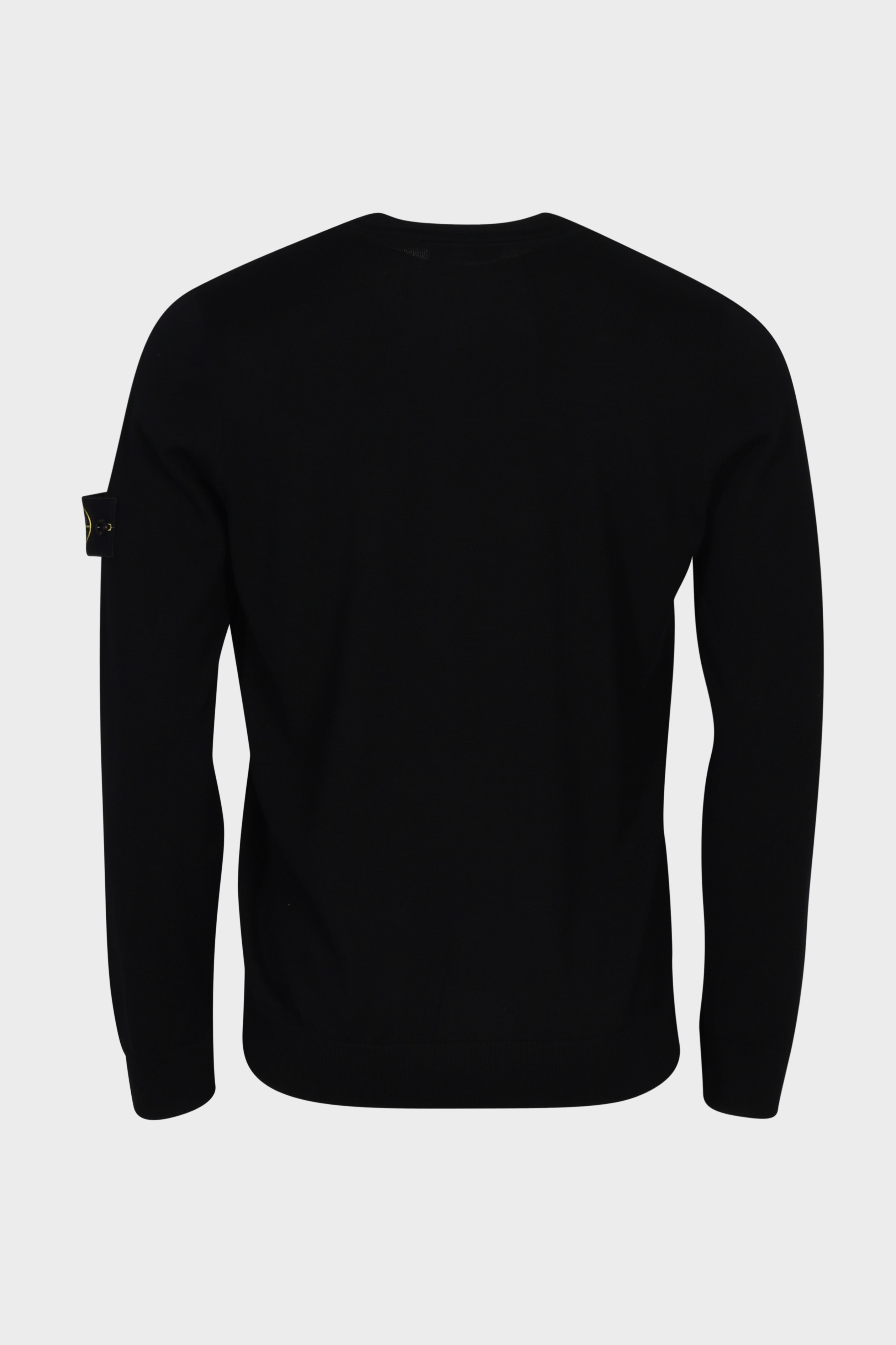 STONE ISLAND Superfine Knit Pullover in Black
