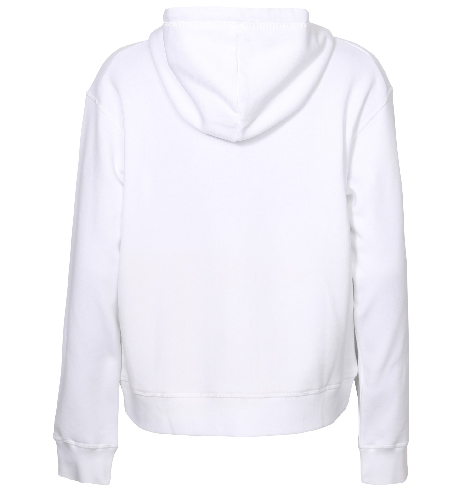 DSQUARED2 Cool Fit Zip Hoodie in White