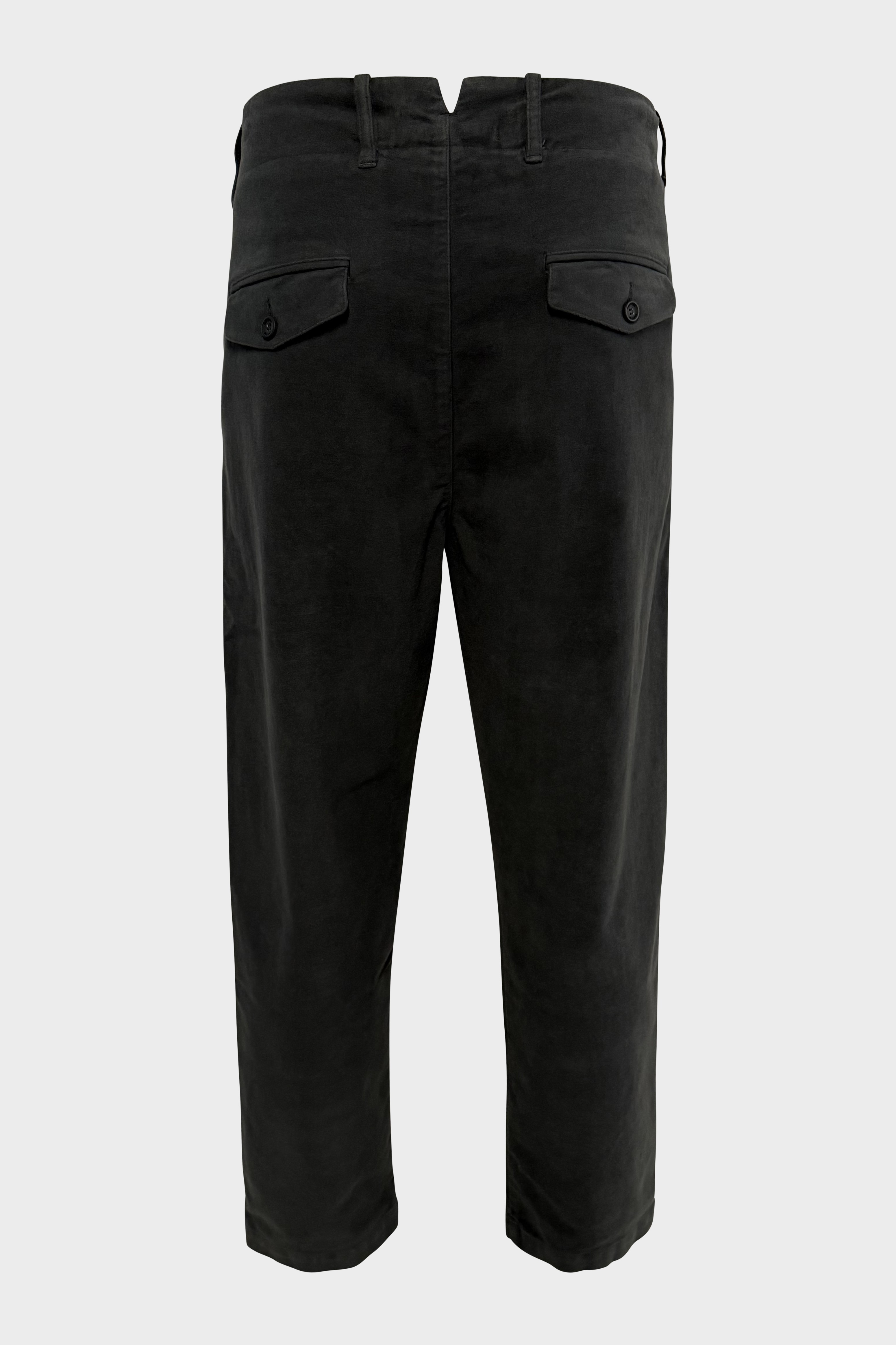 HANNES ROETHER Velvet Pant in Grey