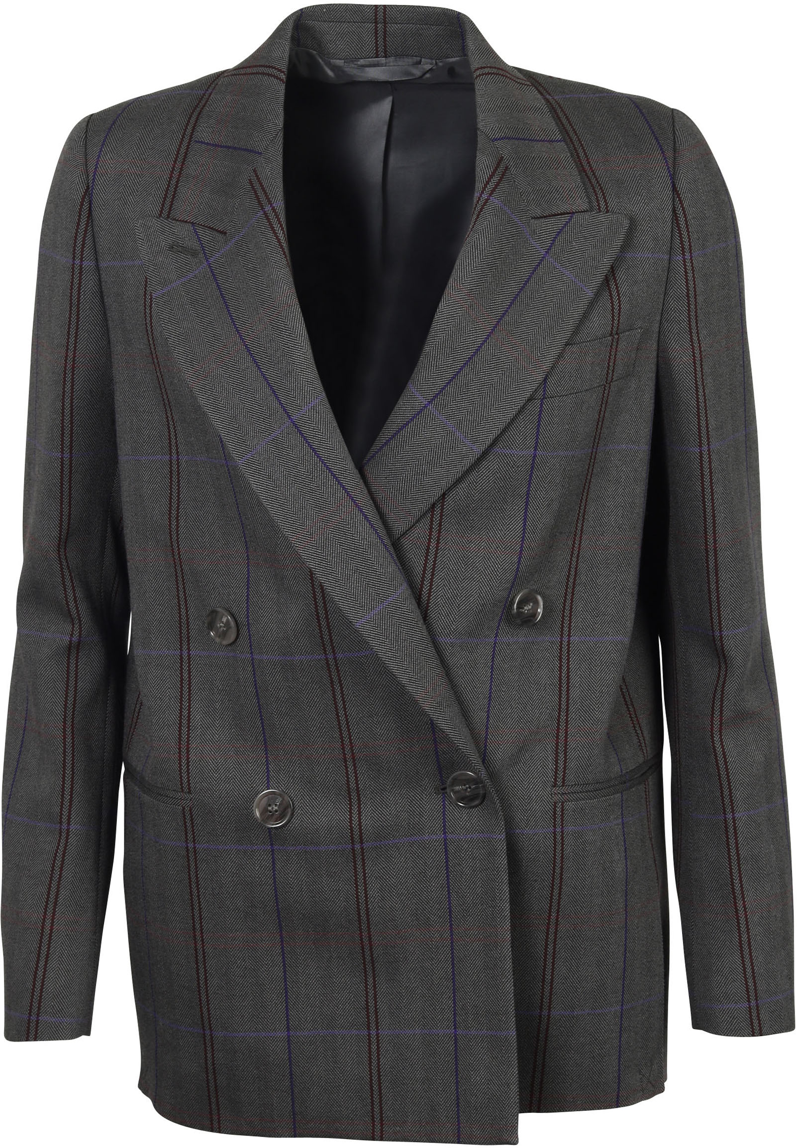 Acne Studios Suit Jacket Grey/Purple