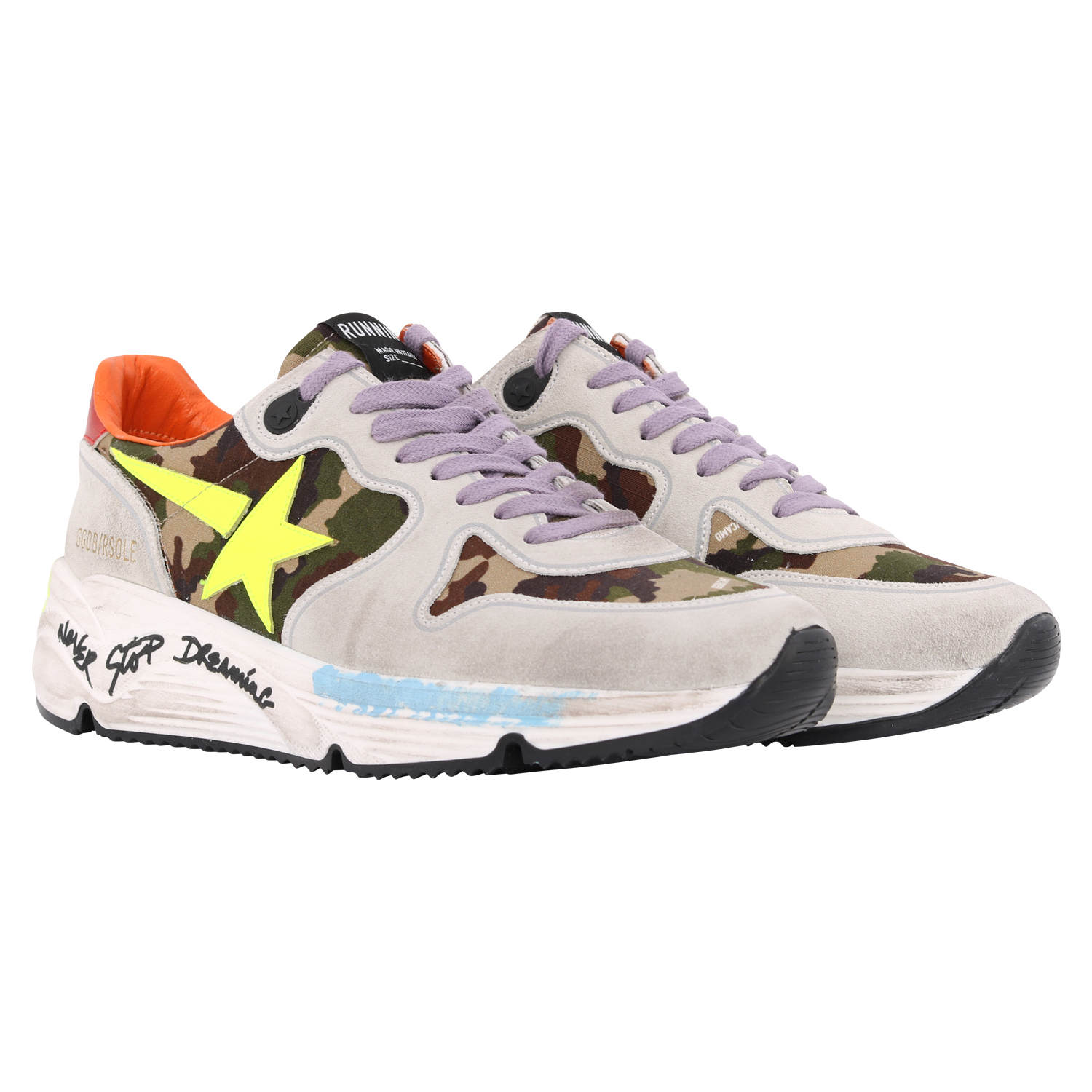 Golden Goose Sneaker Running Camouflage
