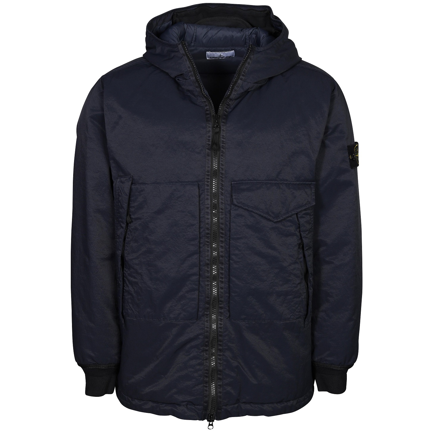 Stone Island Opaque Nylon Twill Down TC Jacket in Navy