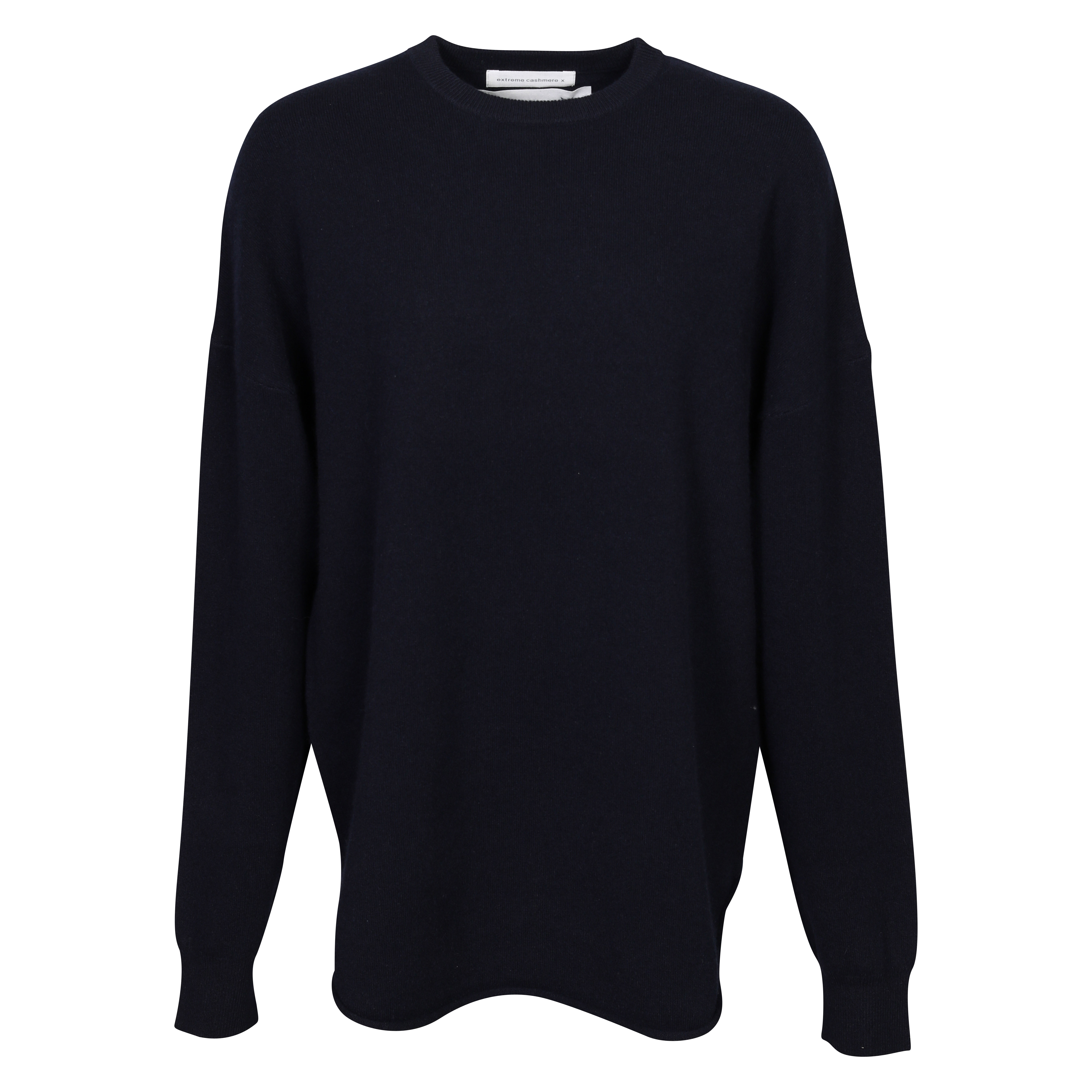 EXTREME CASHMERE Sweater N°53 Crew Hop in Navy